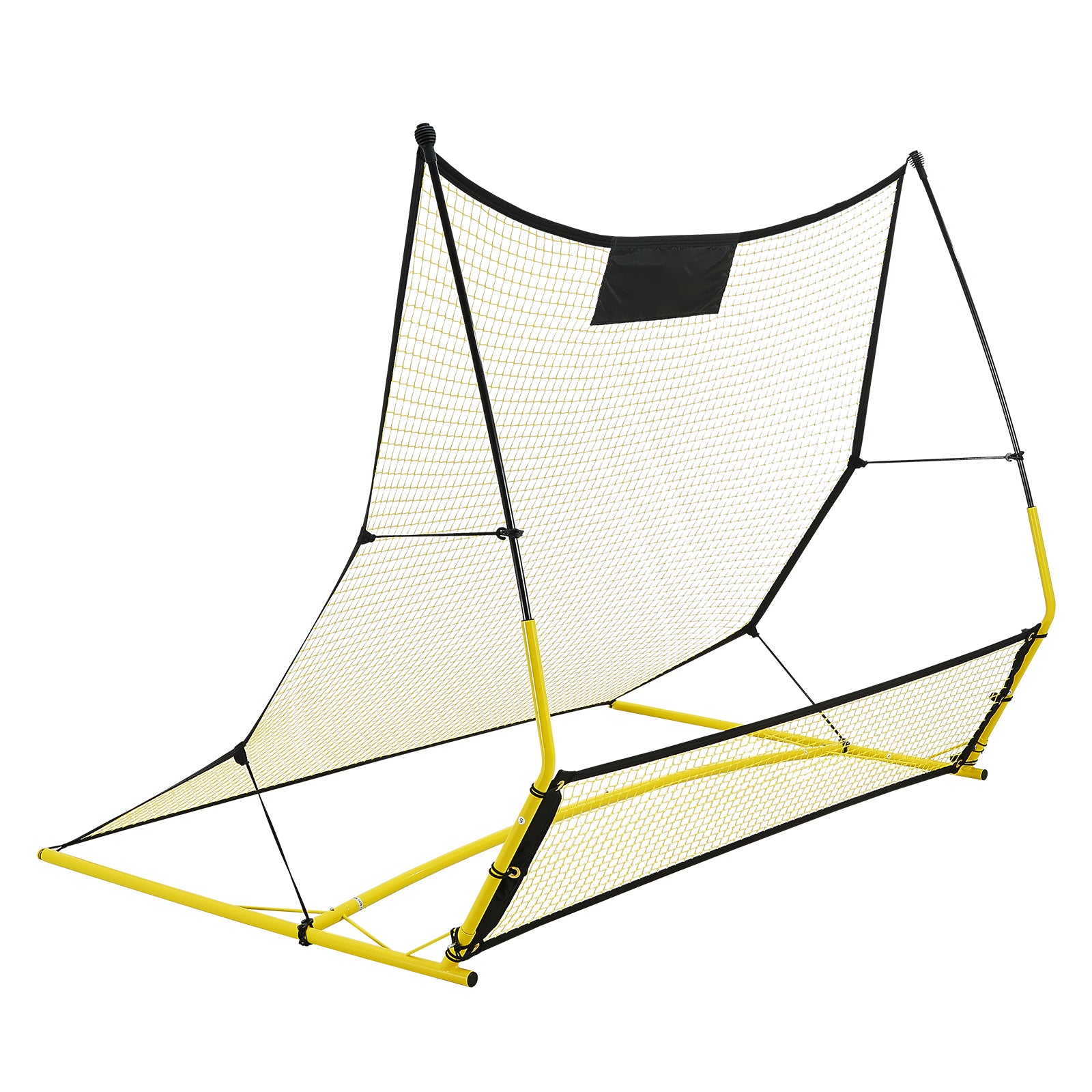 Soccer Trainer, 2-IN-1 Portable Soccer Rebounder Net, 71"x40" Iron Soccer Practice Equipment, Sports Football Rebounder Wall with Portable Bag, Perfect for Team Solo Training, Passing, Volley