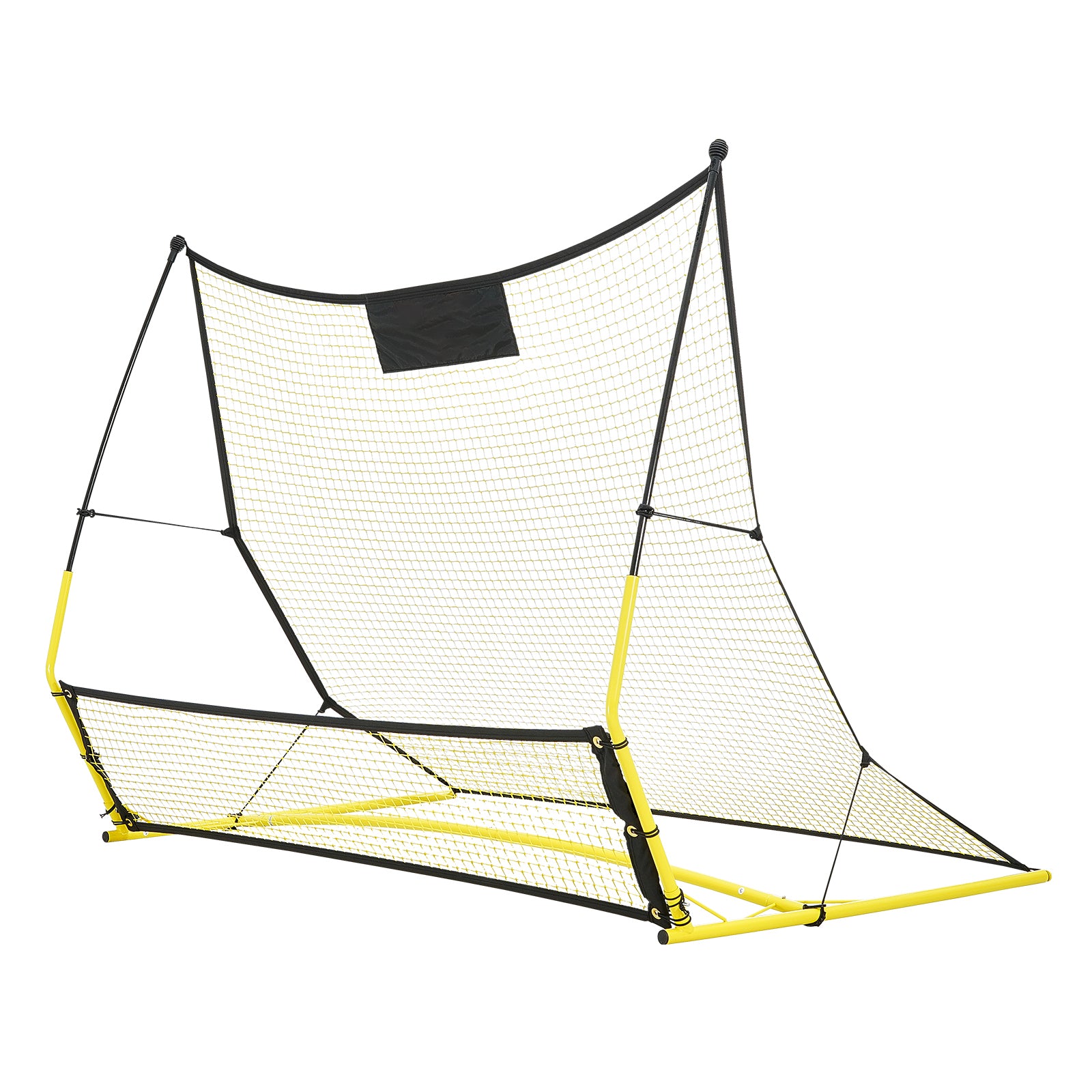 Soccer Trainer, 2-IN-1 Portable Soccer Rebounder Net, 71"x40" Iron Soccer Practice Equipment, Sports Football Rebounder Wall with Portable Bag, Perfect for Team Solo Training, Passing, Volley
