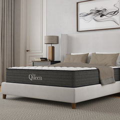 NapQueen Victoria 10 Inch Queen Cooling Gel Hybrid Mattress, CertiPUR-US Certified, Made in USA