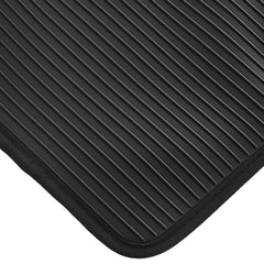 Pot Holders, Heat Resistant to 500°F with Ribbed Soft Anti-Slip Silicone Strips, 100% Cotton 9.06 x 8.98 inch Hot Pads with 2 No-Marks Hooks, Washable Pot Trivets for Kitchen & Barbeque, 2 Pack