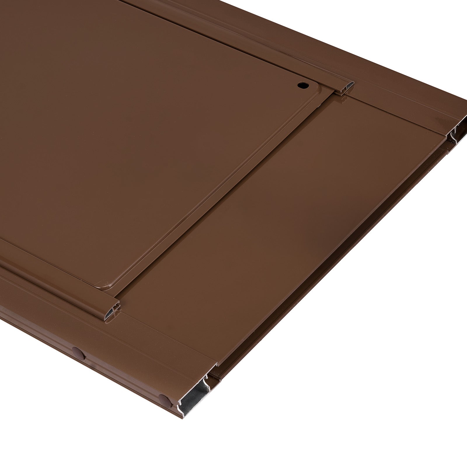 Dog Door for Sliding Glass Door, 75 7/8 to 80 11/16 in Adjustable Height, Aluminum Alloy Frame with Rotating Hinges, Lock Design, 10 1/4 x 16 1/4 in Flap, Sliding Glass Pet Door for Renters