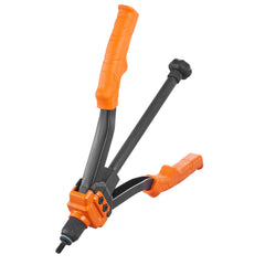 Rivnut Tool, 14-inch Rivnut Tool Kit with 7 Metric and SAE Mandrels, 70 Assorted Rivet Nuts (10-24, 1/4-20, M6, 5/16-18, M8, 3/8-16, M10), Comes with a Durable Carrying Case.