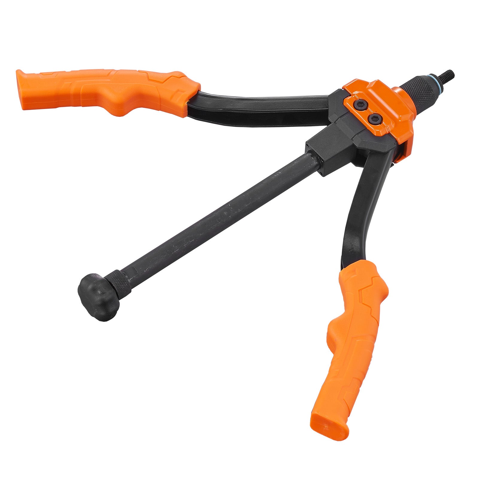 Rivnut Tool, 14-inch Rivnut Tool Kit with 7 Metric and SAE Mandrels, 70 Assorted Rivet Nuts (10-24, 1/4-20, M6, 5/16-18, M8, 3/8-16, M10), Comes with a Durable Carrying Case.