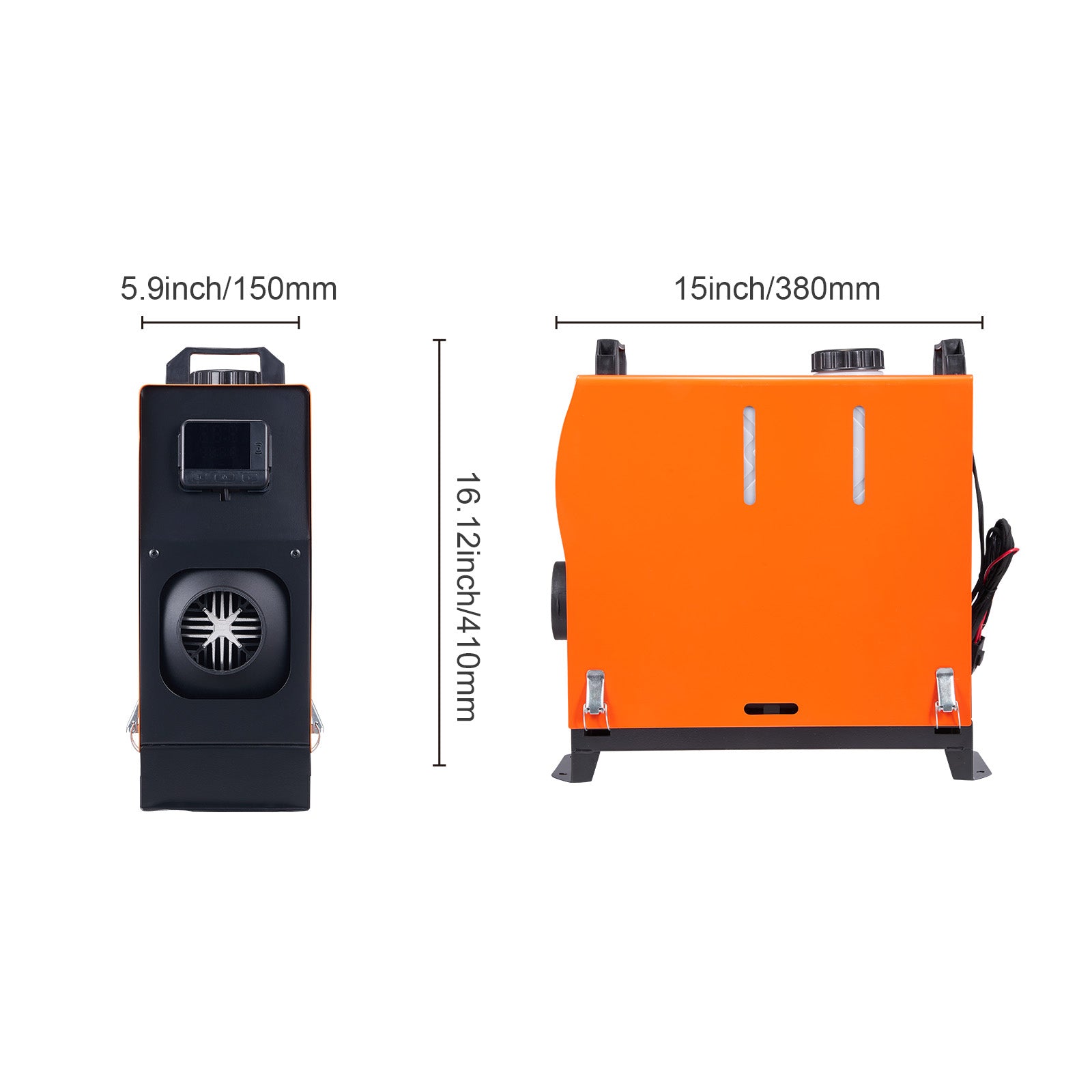 Diesel Air Heater, 12V 5KW All-on-one Diesel Heater with Remote Control and LCD, 5L Fuel Tank Portable Diesel Parking Heater, Rapid Heating for RV Trailer Camper Van Boat And Indoors