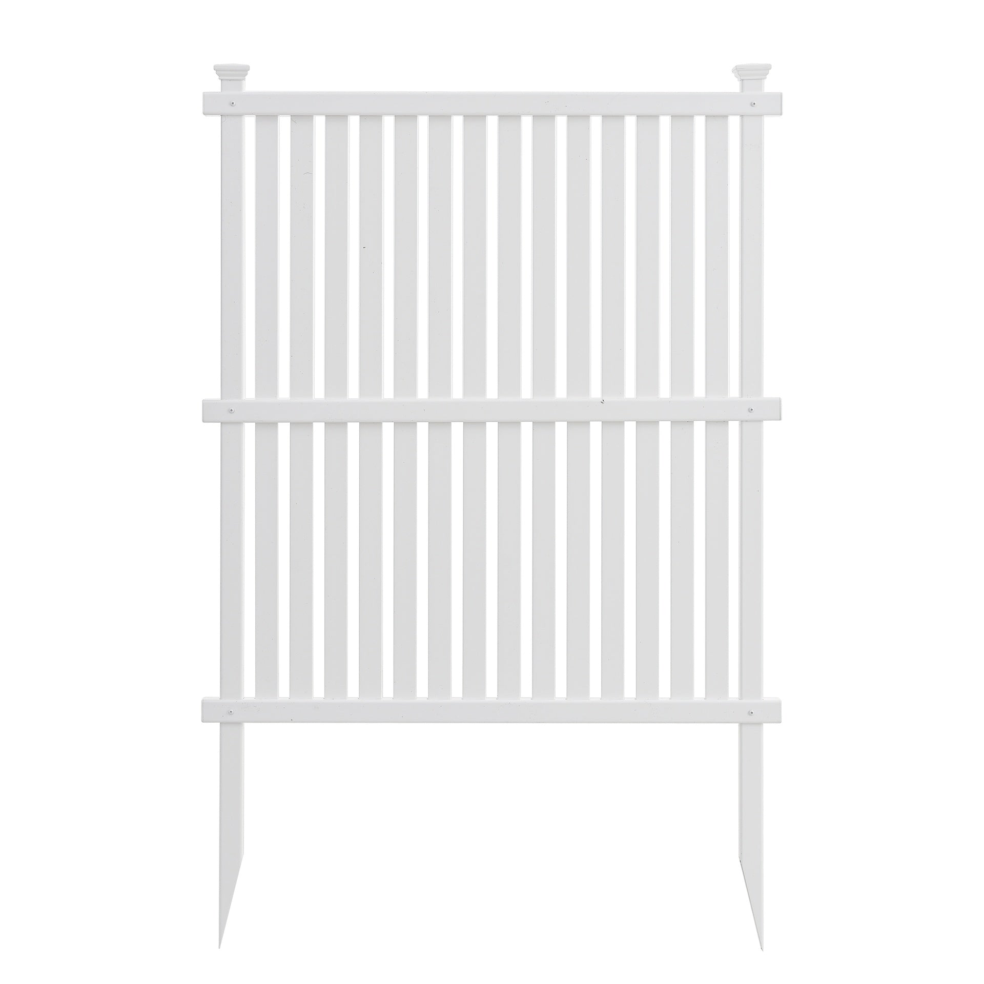 Privacy Screen Panels Kit  Air Conditioner Trash Can Enclosure  Vinyl  white color