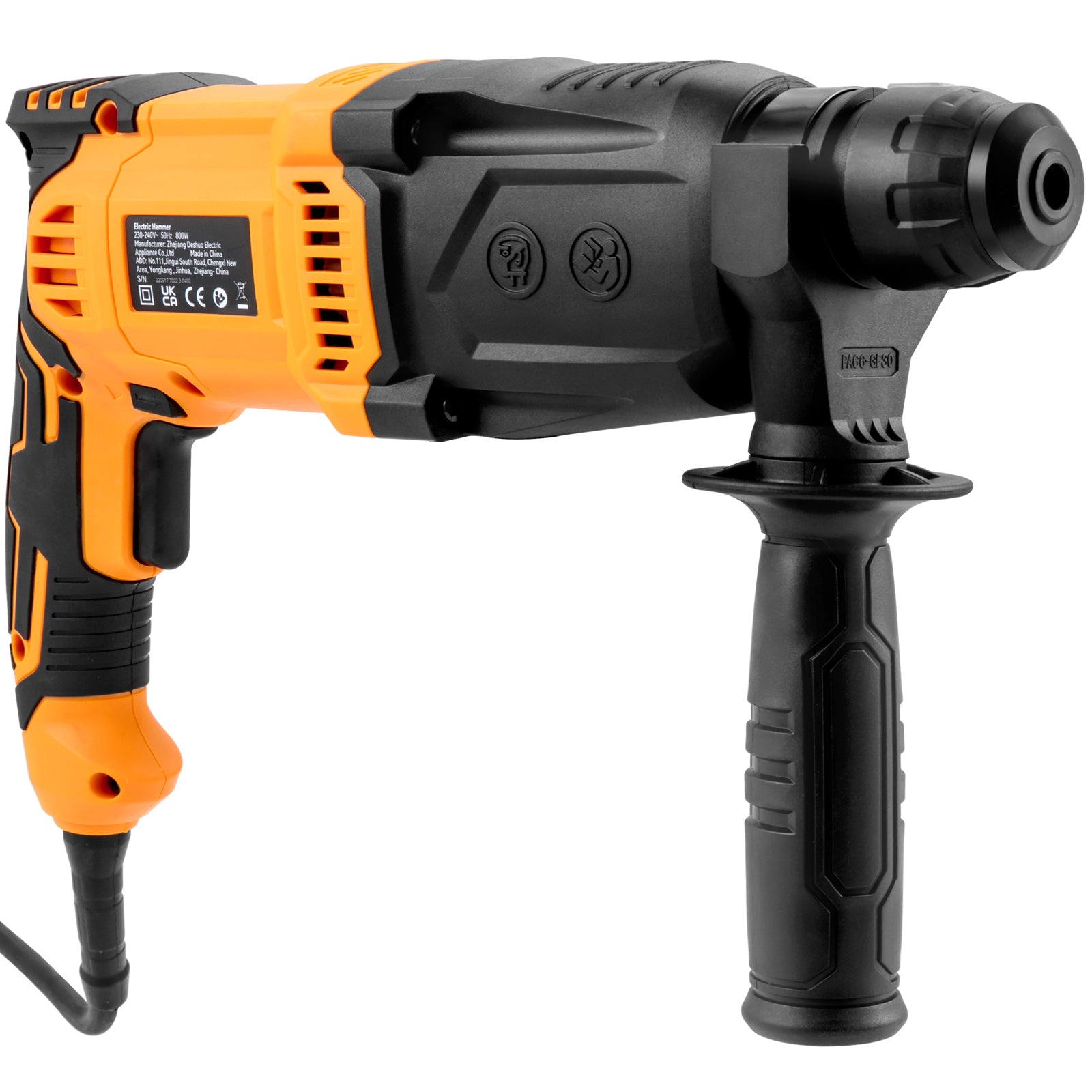 Rotary Hammer Drill Corded Drills 1" 4 Modes SDS-Plus Chipping Hammers