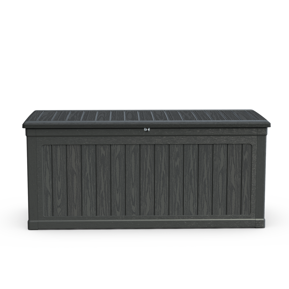 260 Gallon Large Outdoor Storage XXL Deck Box for Patio Furniture, Outdoor Cushions, Garden Tools and Sports/Pools Equipment, Waterproof Resin, Lockable, Black