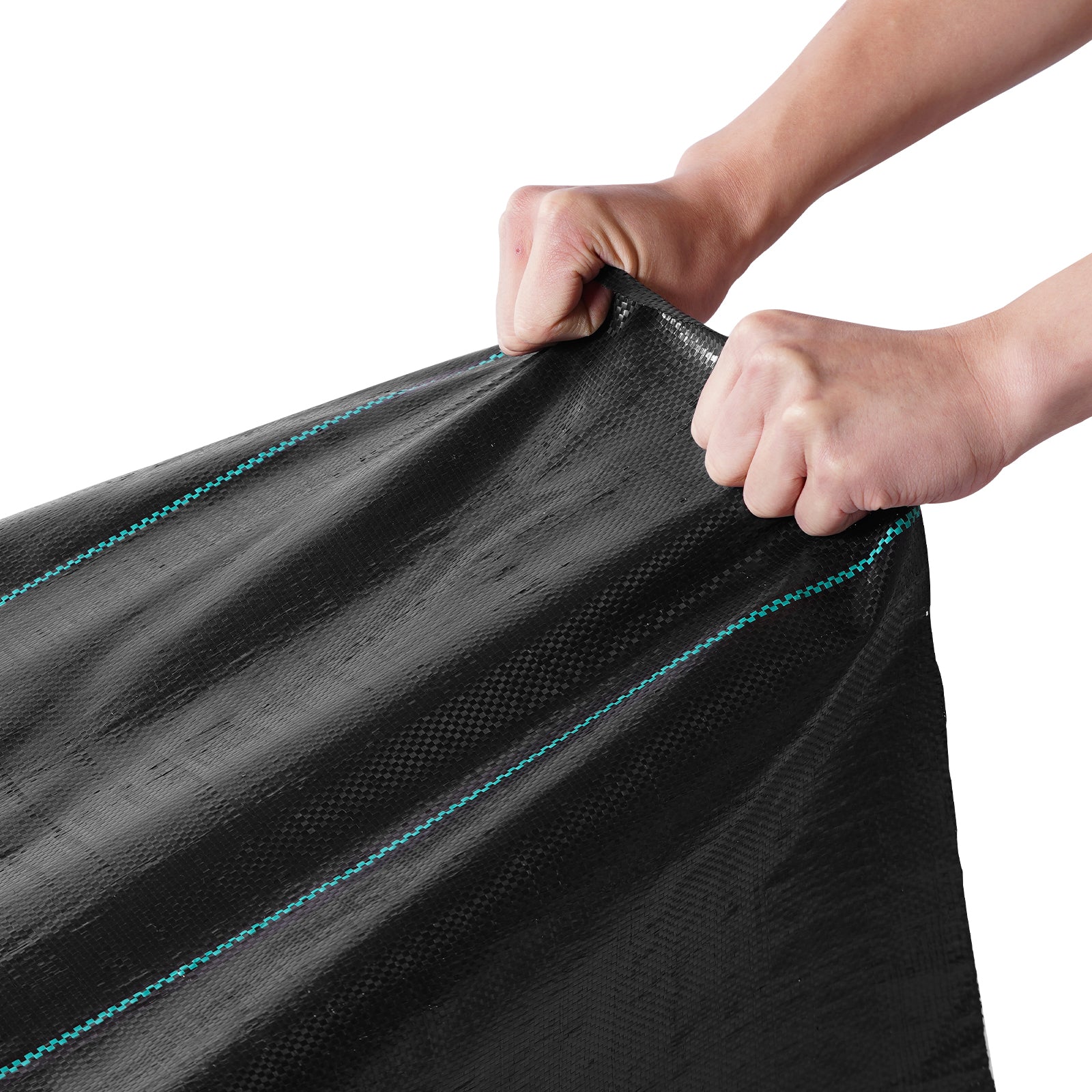 4FTx300FT Premium Heavy Duty Weed Barrier Landscape Fabric, 3.2OZ Woven Geotextile Fabric Under Gravel, High Permeability for Weed Blocker Weed Mat, Driveway Fabric, Weed Control Garden Cloth