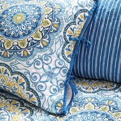6 Piece Reversible Daybed Cover Set Blue Daybed
