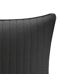 Cotton Quilted Euro Sham Black Euro Sham