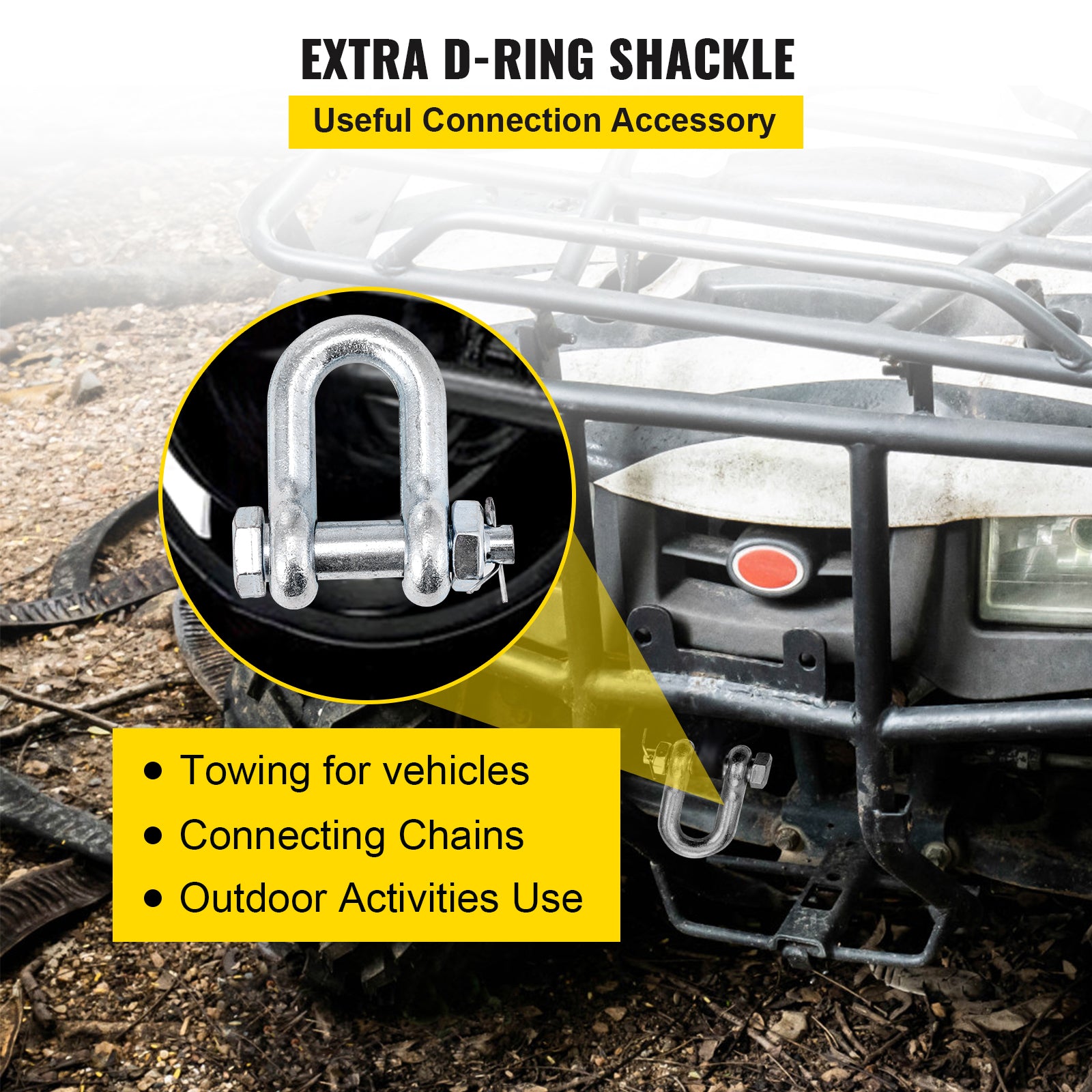 V Bridle Chain, 5/16 in x 2 ft Bridle Tow Chain, Grade 80 V-Bridle Transport Chain, 9260 Lbs Break Strength with TJ Hooks and Crab Hooks, Heavy Duty Pear Link Connector and Chain Shorteners