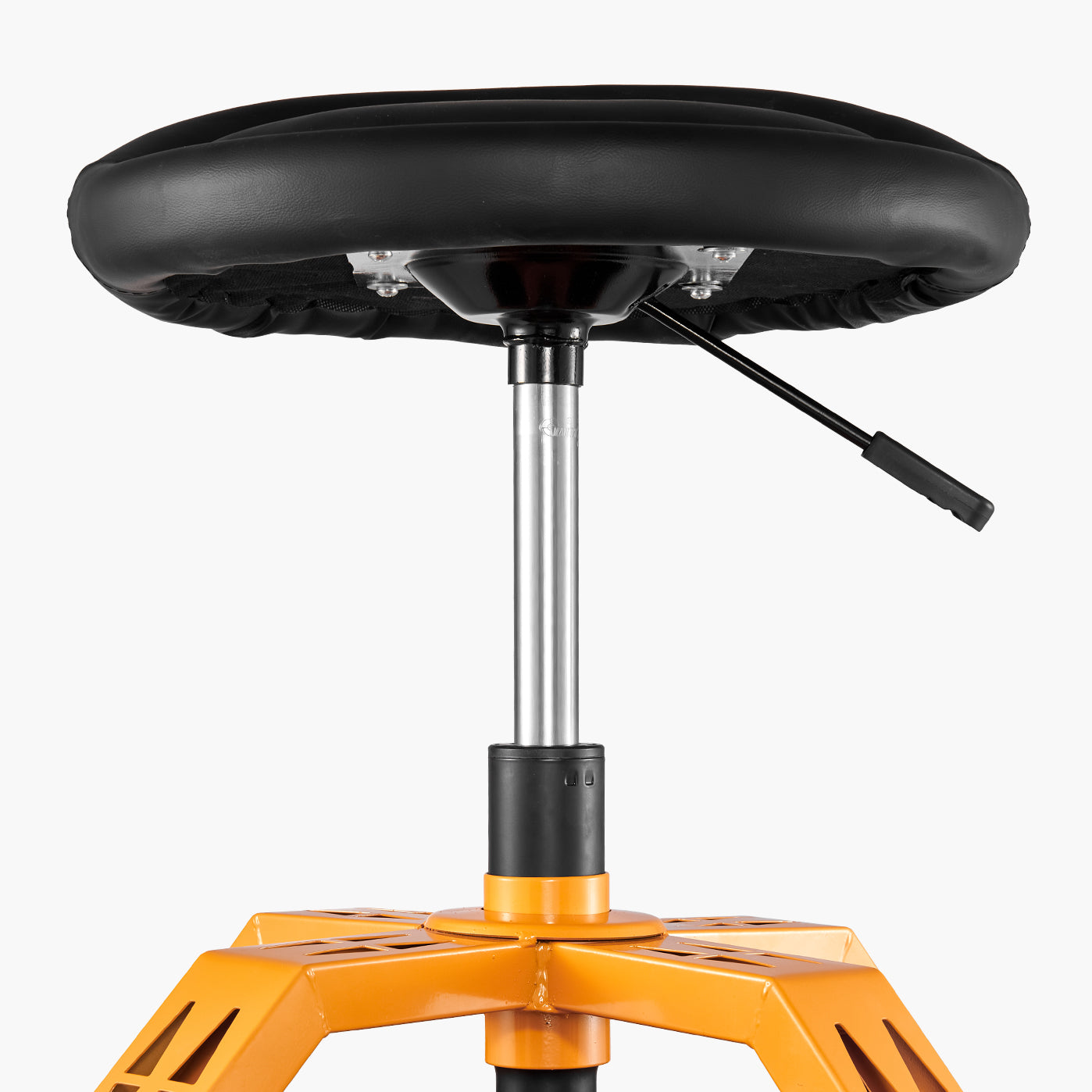 Rolling Shop Stool Heavy-Duty Garage Work Seat 300 lbs Load with Caster