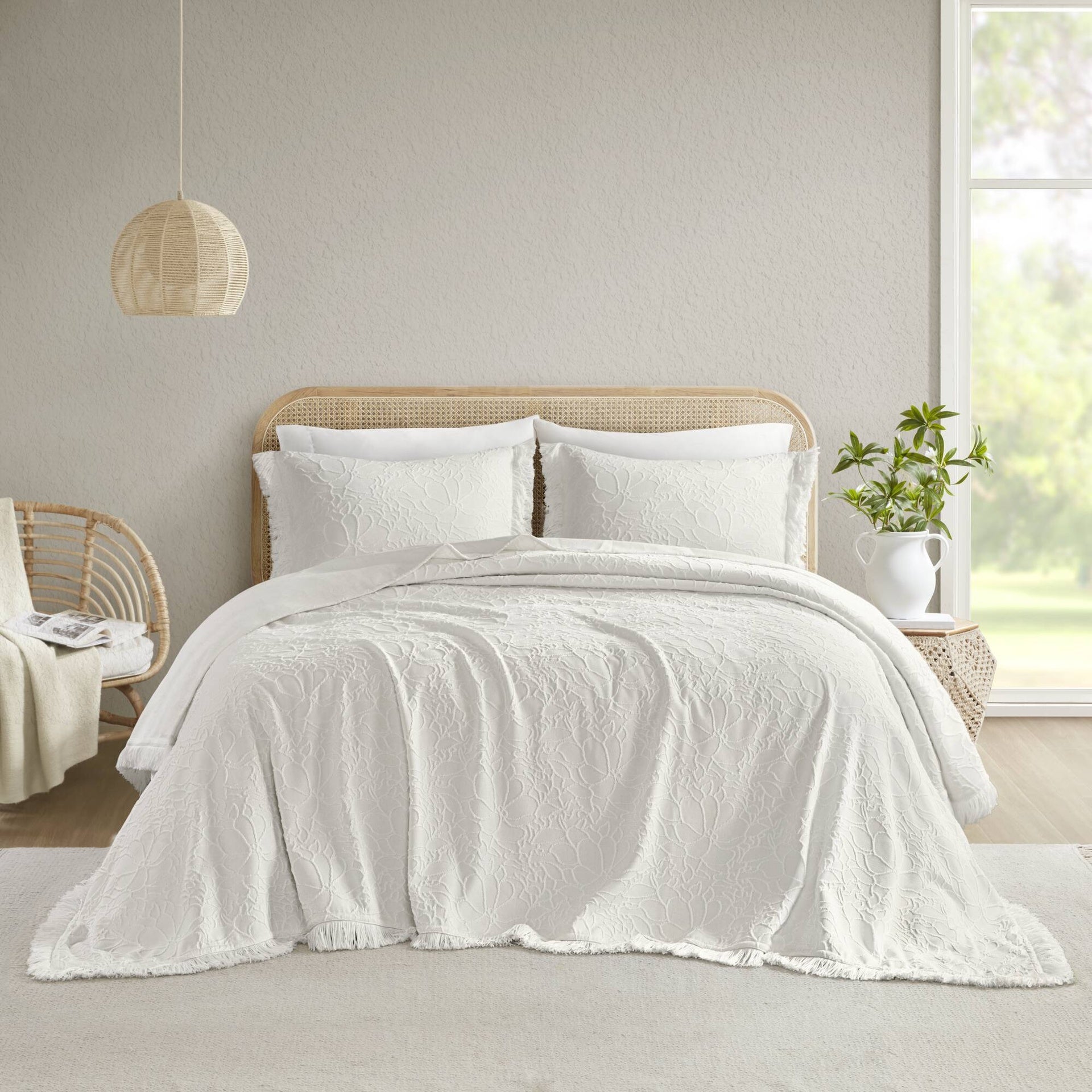 3PCS Queen Bedspread Set