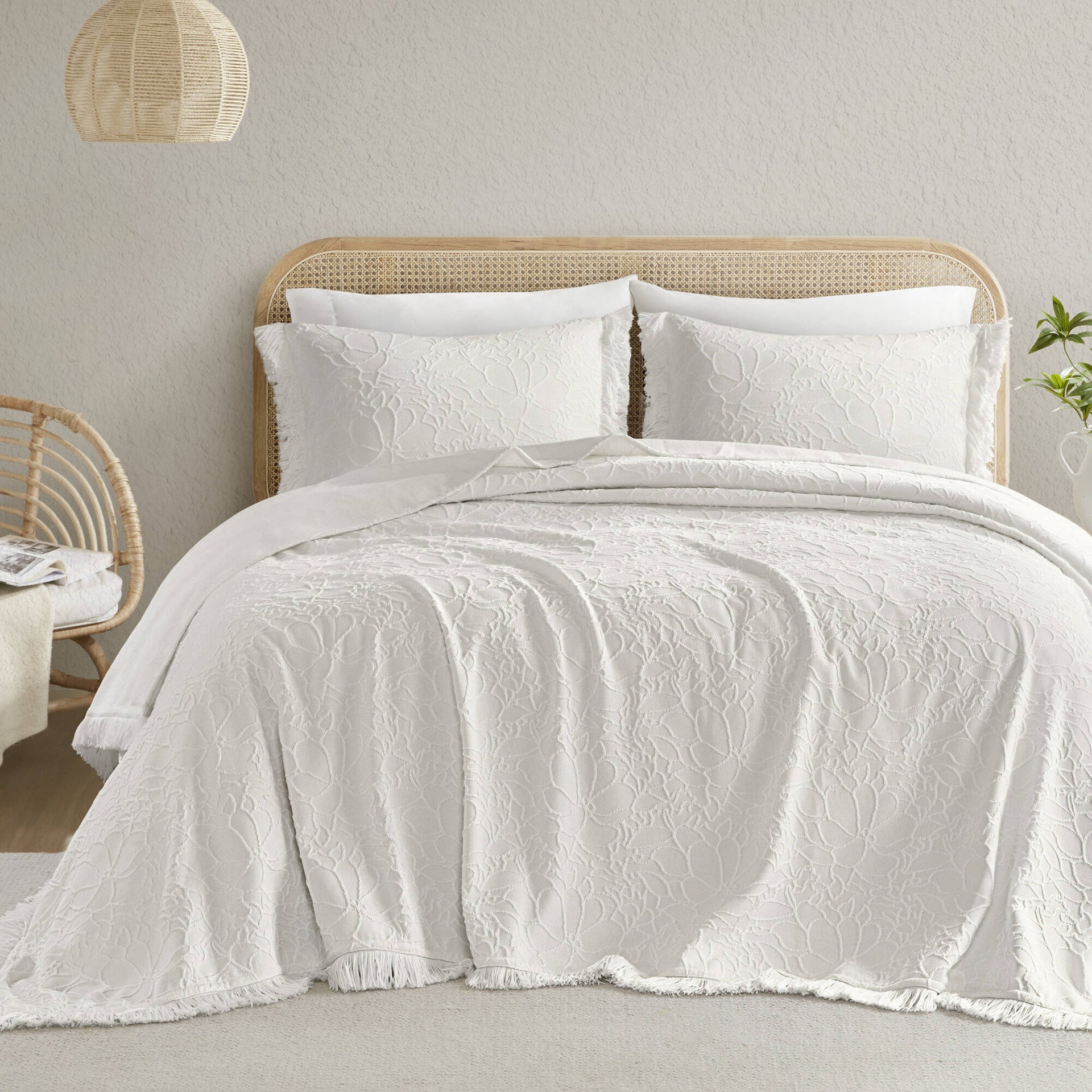 3PCS Queen Bedspread Set