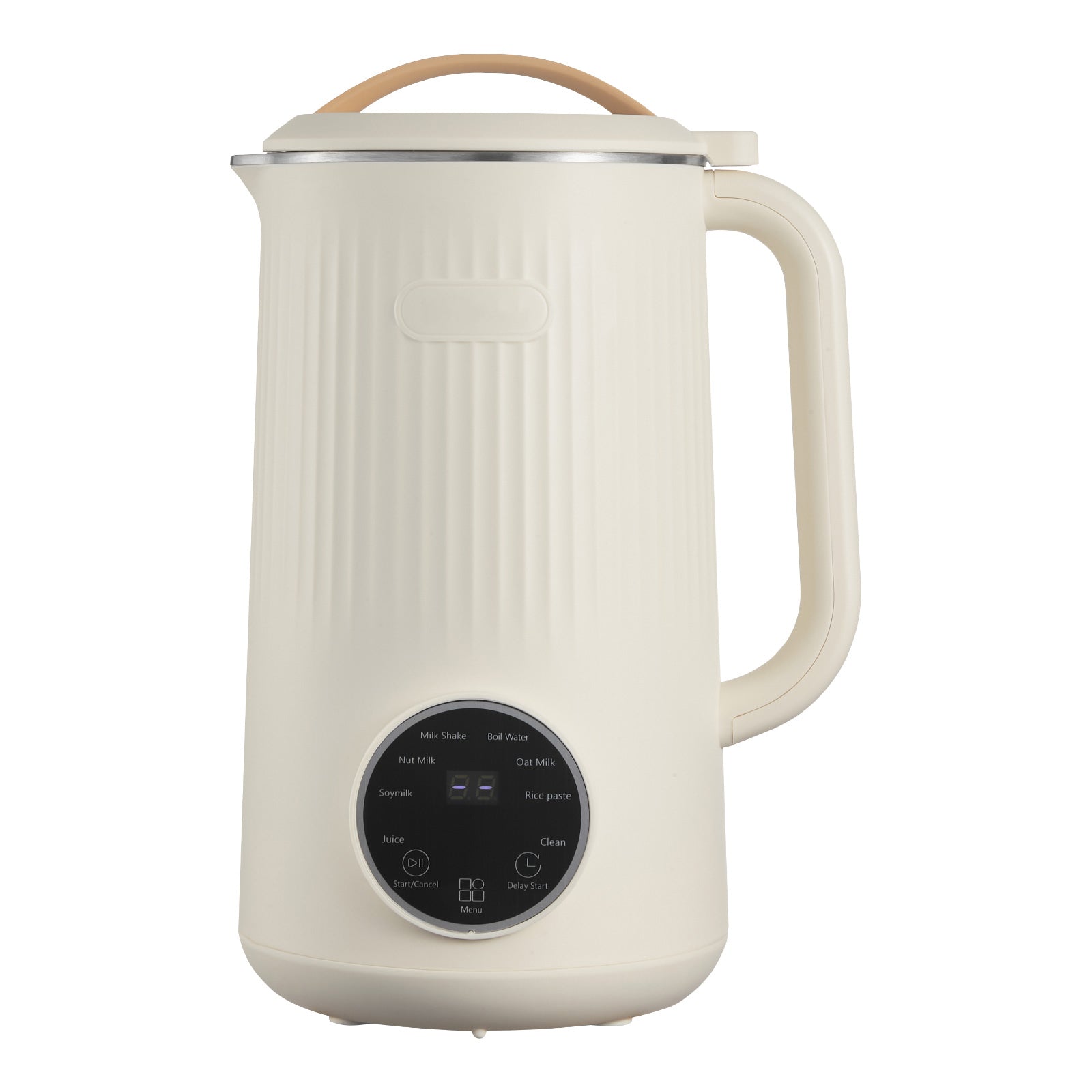 8-in-1 Nut Milk Maker, 34 oz Soy Milk Maker with 180W Blending, for Homemade Oat, Nut, Soy, Juice, Milkshake, Rice Cereal, Plant-Based Beverages with Self-Cleaning, Boil Water, 12-Hour Delay