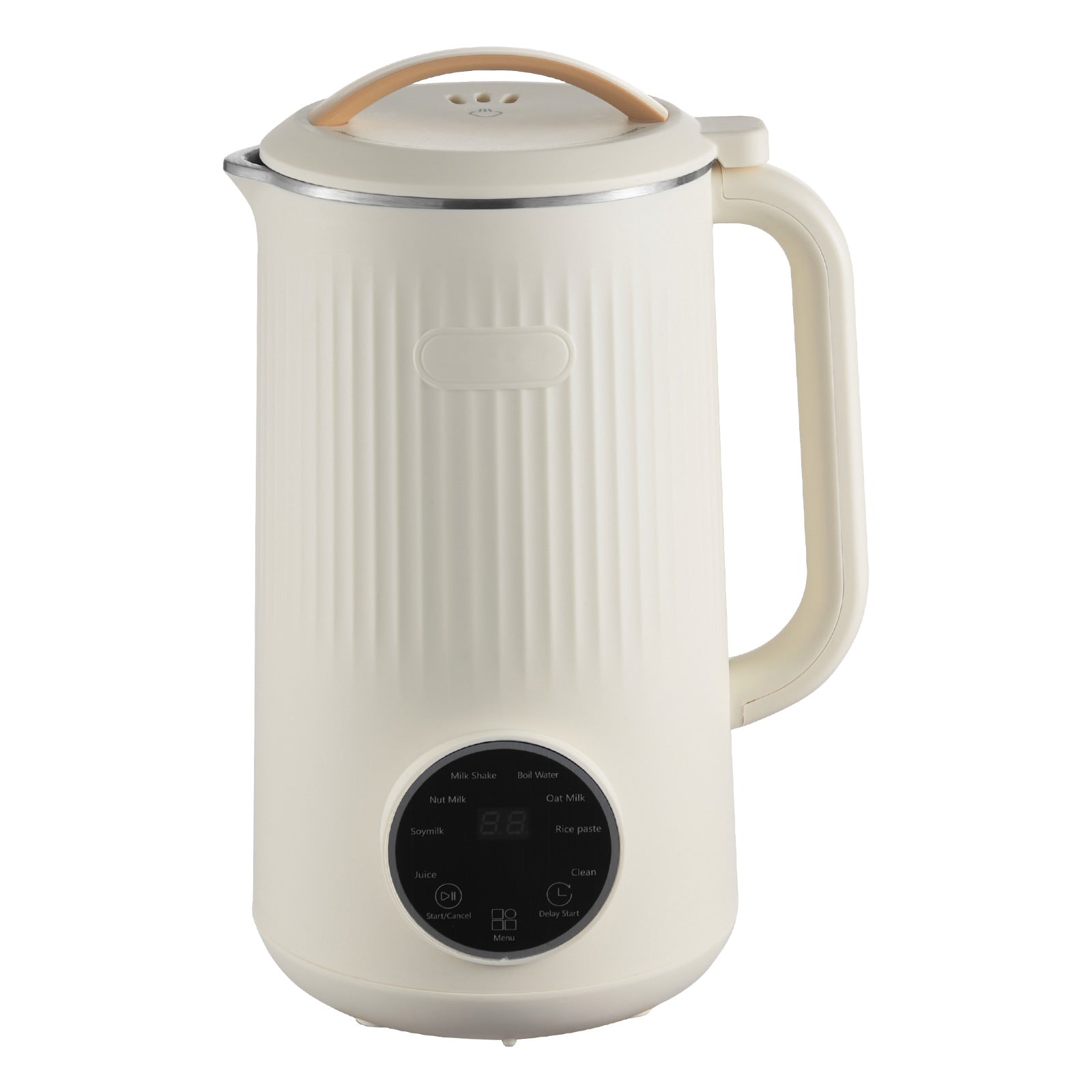 8-in-1 Nut Milk Maker, 34 oz Soy Milk Maker with 180W Blending, for Homemade Oat, Nut, Soy, Juice, Milkshake, Rice Cereal, Plant-Based Beverages with Self-Cleaning, Boil Water, 12-Hour Delay