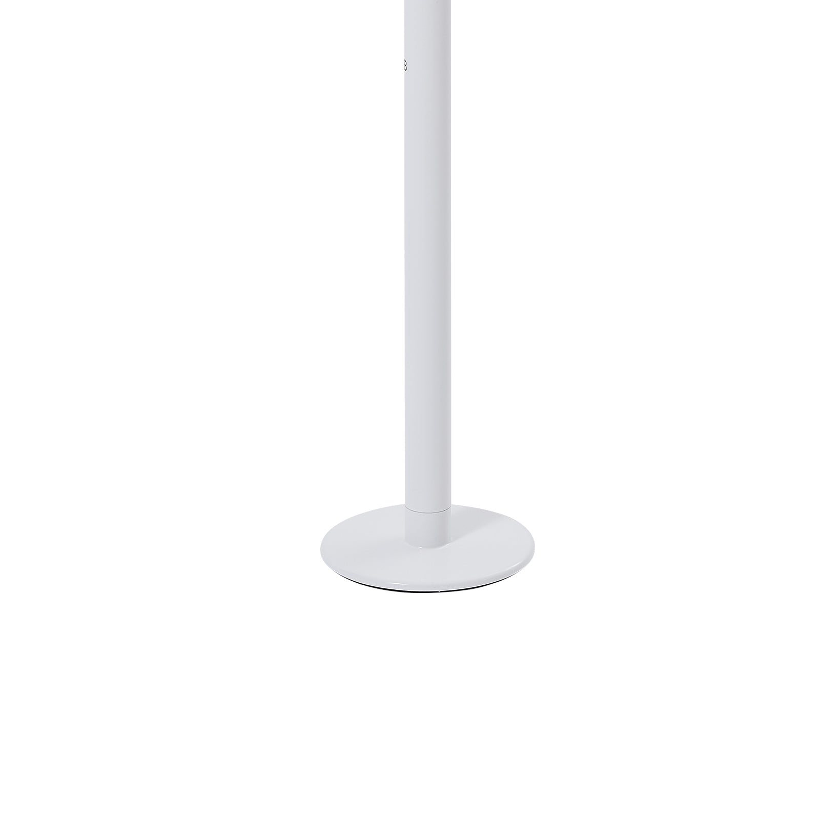 Floor-to-Ceiling Transfer Pole, Tension Mounted Bathroom Grab Bar with Anti-Slip Curve Handle, 300 Lbs Capacity Security Pole for Elderly, Ideal Senior Safety Pole for 7-10 Ft Ceilings, White