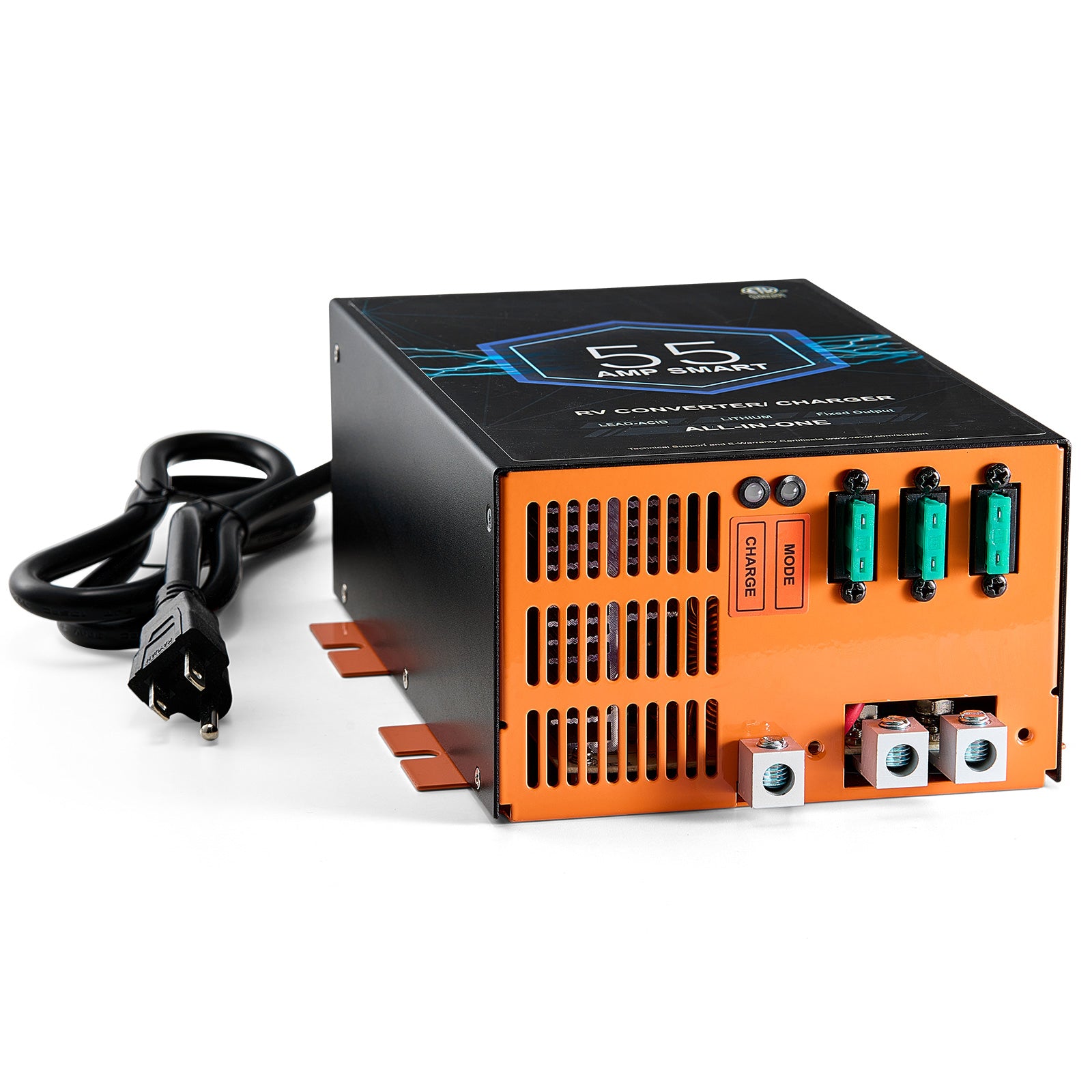 RV Converter 55 Amp 110V AC to 12V DC RV Power Converter Battery Charger