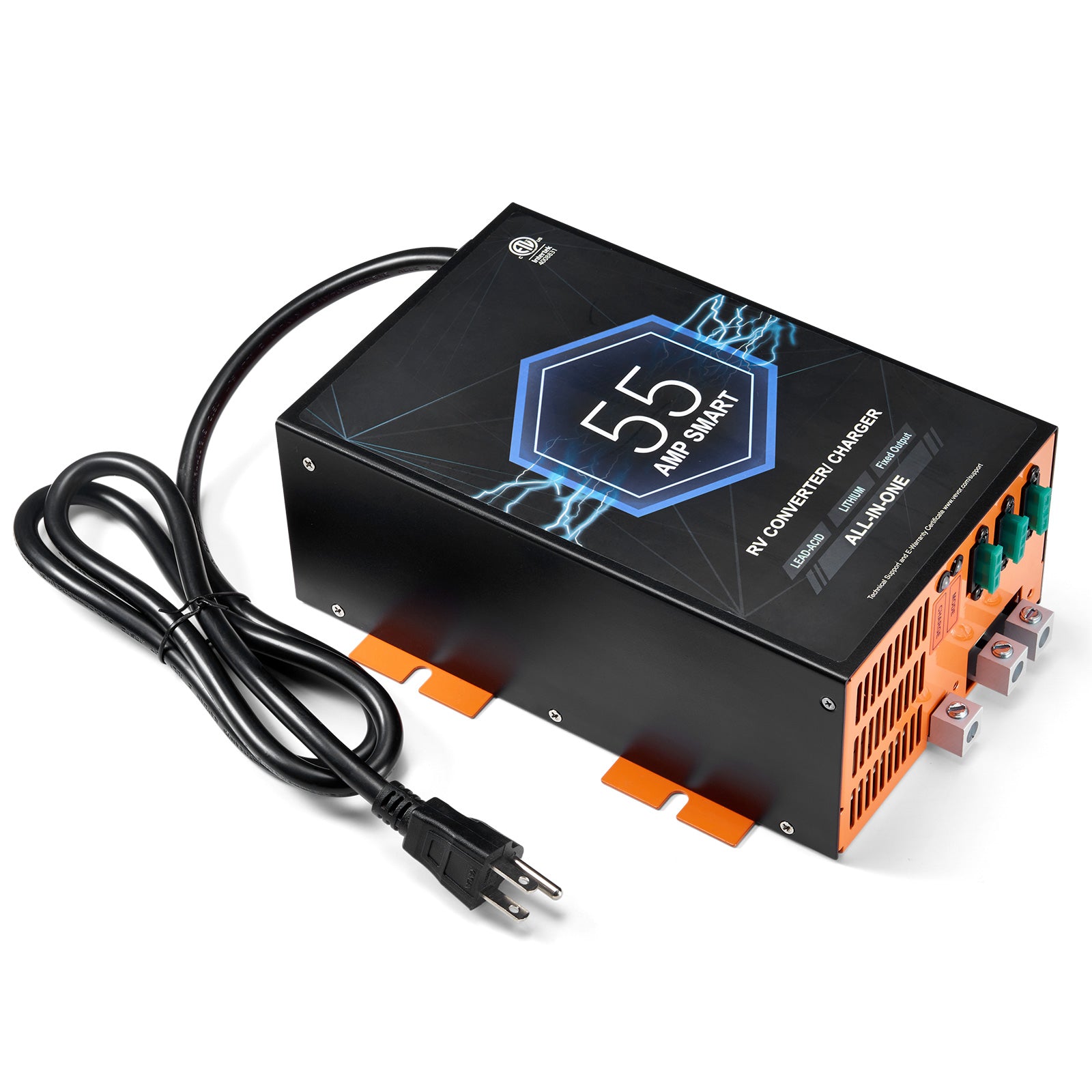 RV Converter 55 Amp 110V AC to 12V DC RV Power Converter Battery Charger
