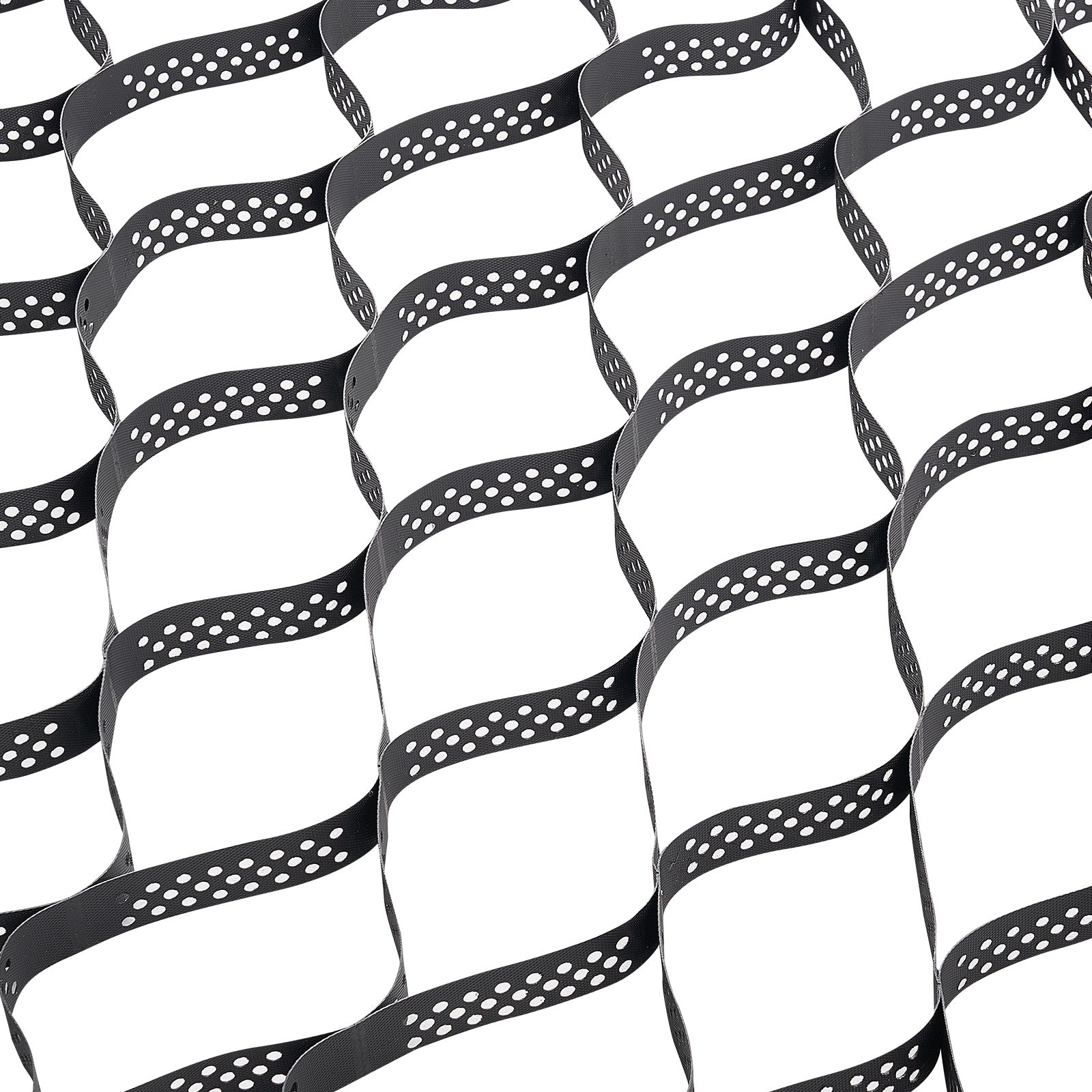 Ground Grid 2-Inch Depth Geocell Grid 17.06x8.86 FT / 5200x2700 mm for Gravel