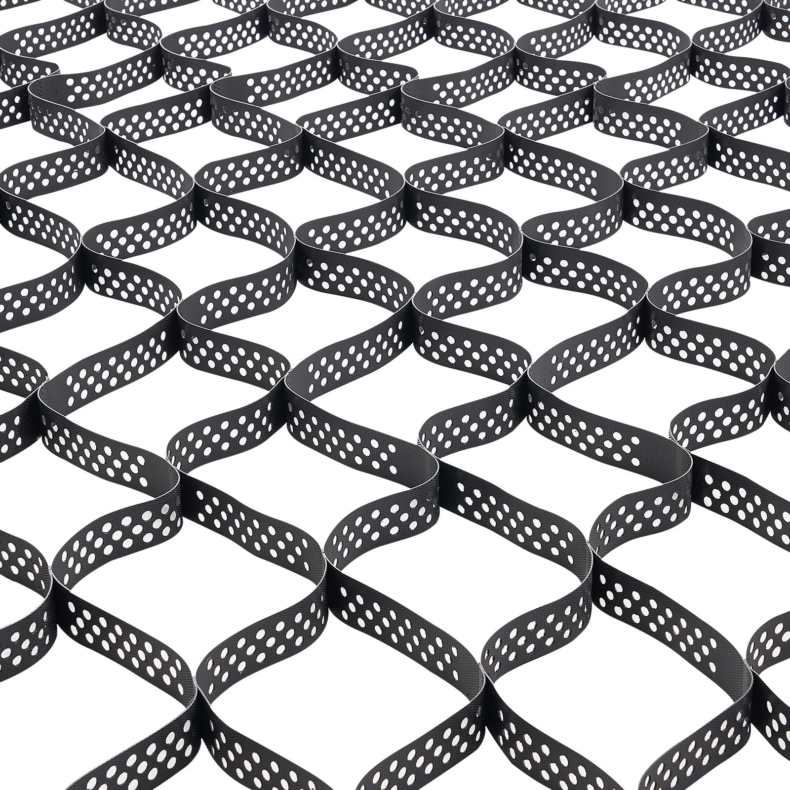 Ground Grid 2-Inch Depth Geocell Grid 17.06x8.86 FT / 5200x2700 mm for Gravel