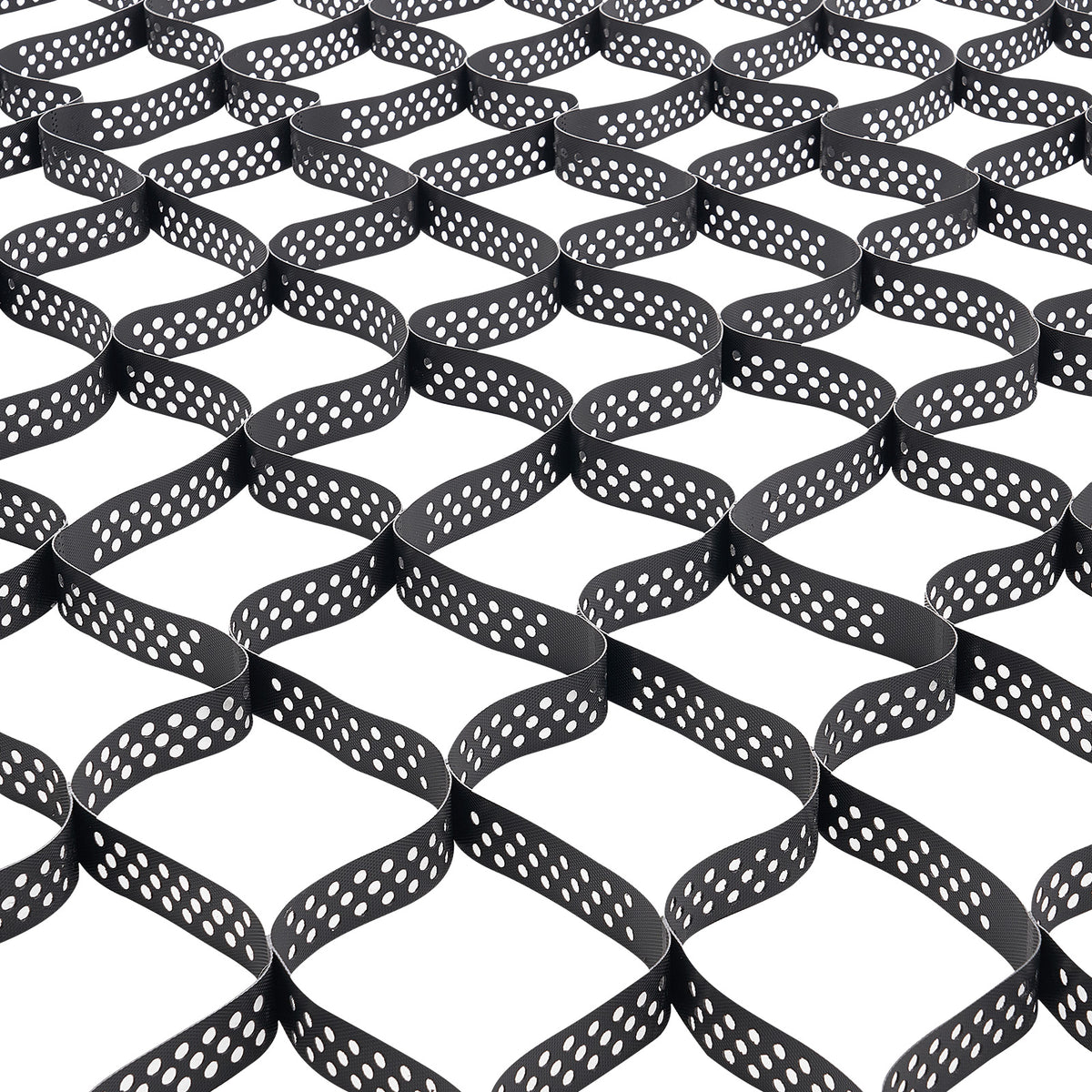 Ground Grid 2-Inch Depth Geocell Grid 17.06x8.86 FT / 5200x2700 mm for Gravel