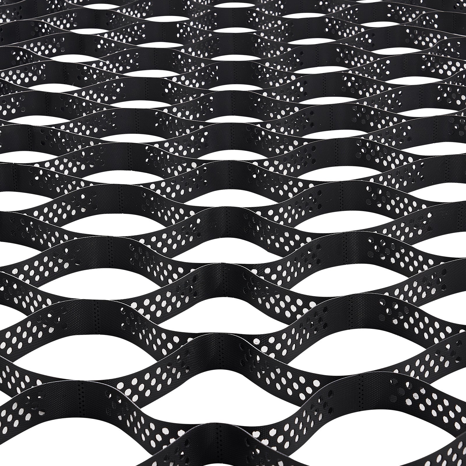 Ground Grid 2-Inch Depth Geocell Grid 17.06x8.86 FT / 5200x2700 mm for Gravel