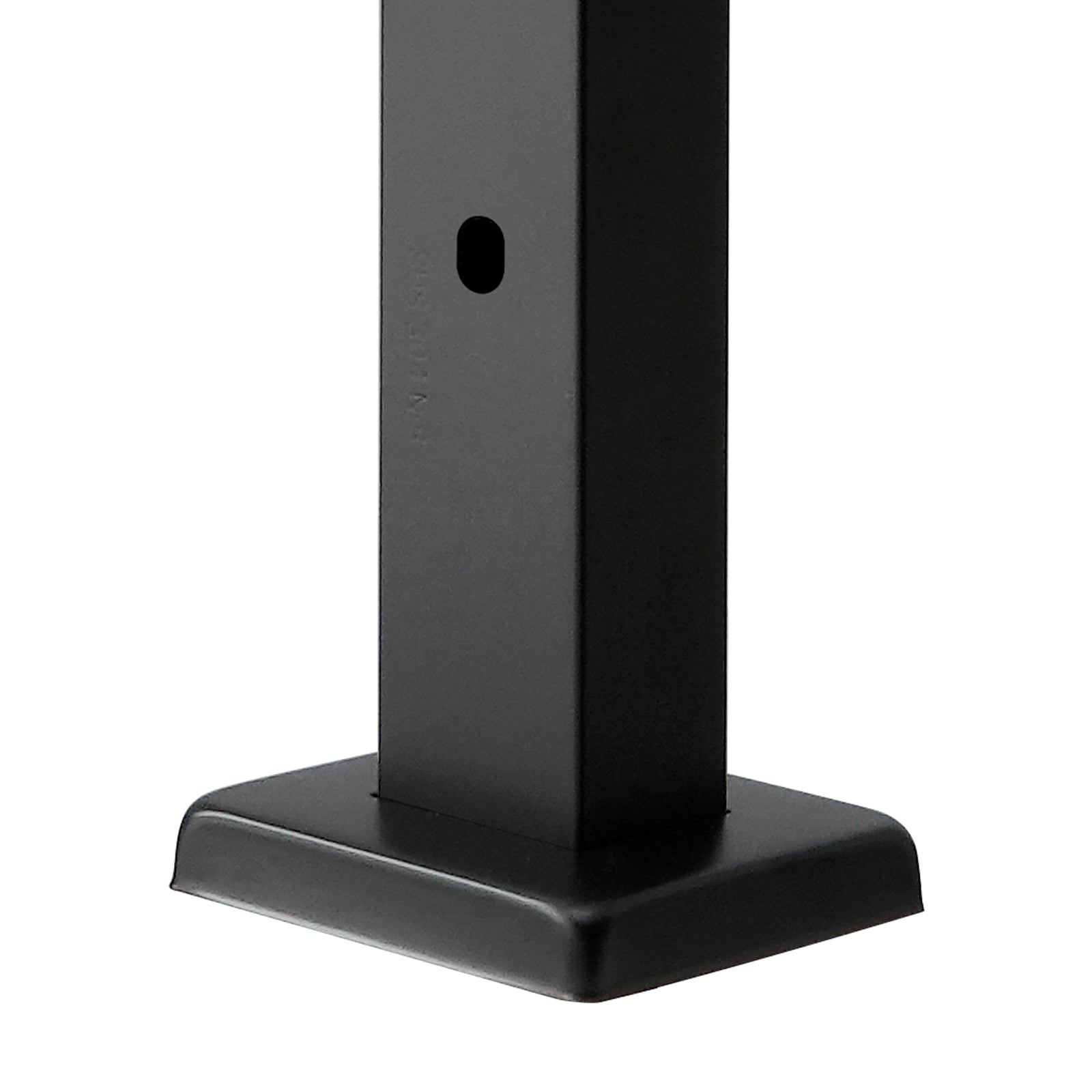 Cable Railing Post, 36x1x2 Inch Stair Railing Post, with Pre-Drilled 30° Angled Holes, Stainless Steel Cable Rail Post with Horizontal and Curved Bracket, 1-Pack, Black, 1JZLGZXHS91402OS1001V0