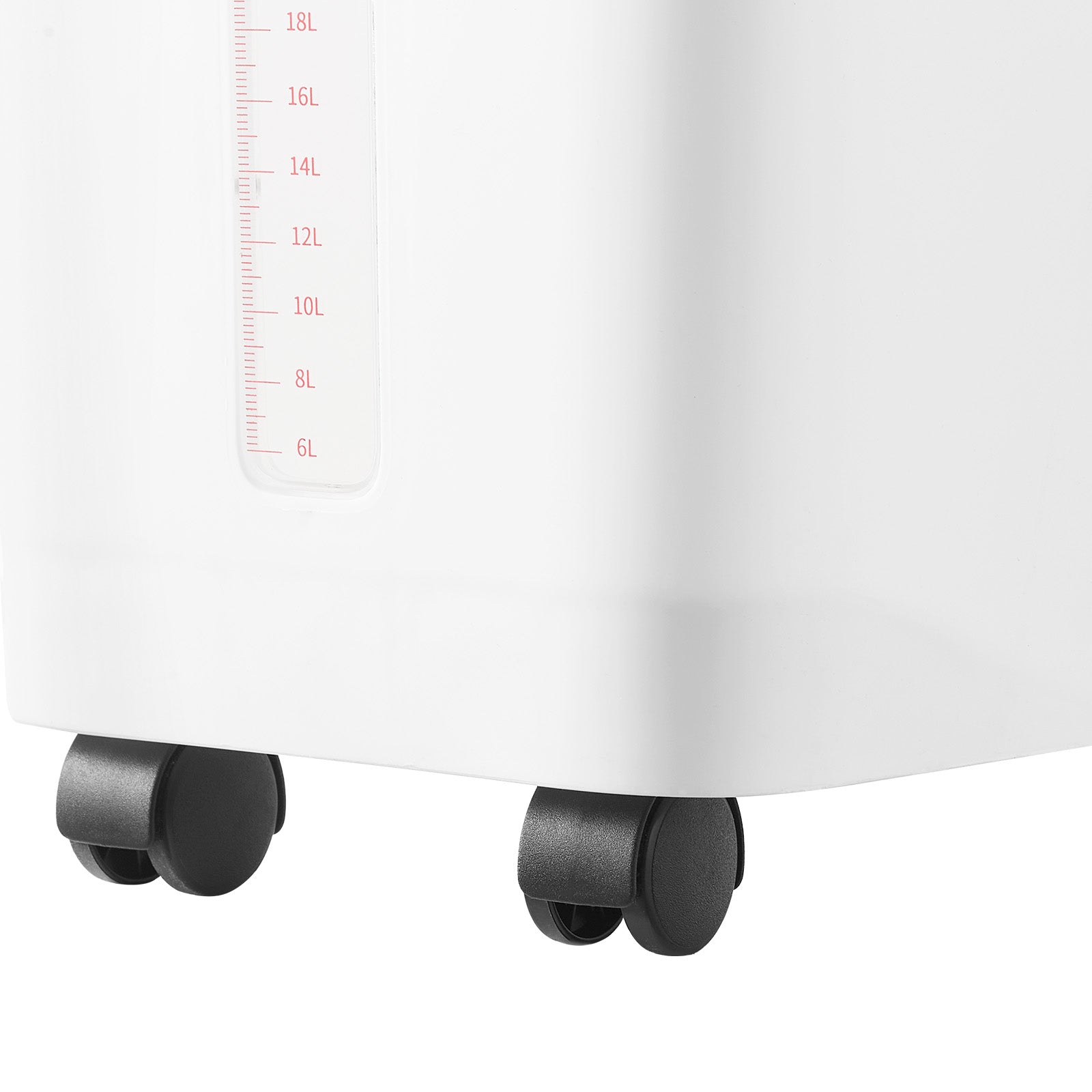 Ingredient Storage Bin, 11.4 Gallon Capacity Shelf Ingredient Bin, 280 Cup Flour Bins on Wheels Commercial Prosave Shelf-storage Ingredient Bin with Lid and Scoop Rice Bin for Kitchen White