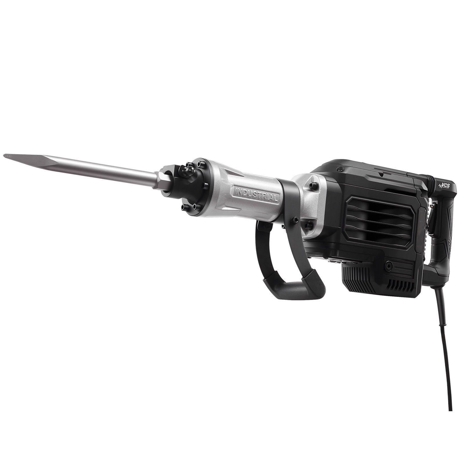 Demolition Jack Hammer, 3000 W Powerful Electric Jackhammer, 1700 BPM Concrete Breaker with a Point Chisel, Carrying Case, Gloves, Goggles, for Concrete, Wall, Brick, Tile and Foundation