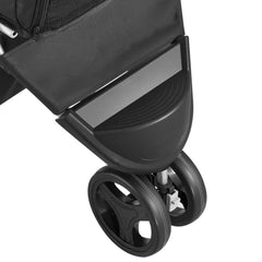 Pet Stroller Foldable 3 Wheels Dog Stroller with Brake up to 35lbs Travel Camp