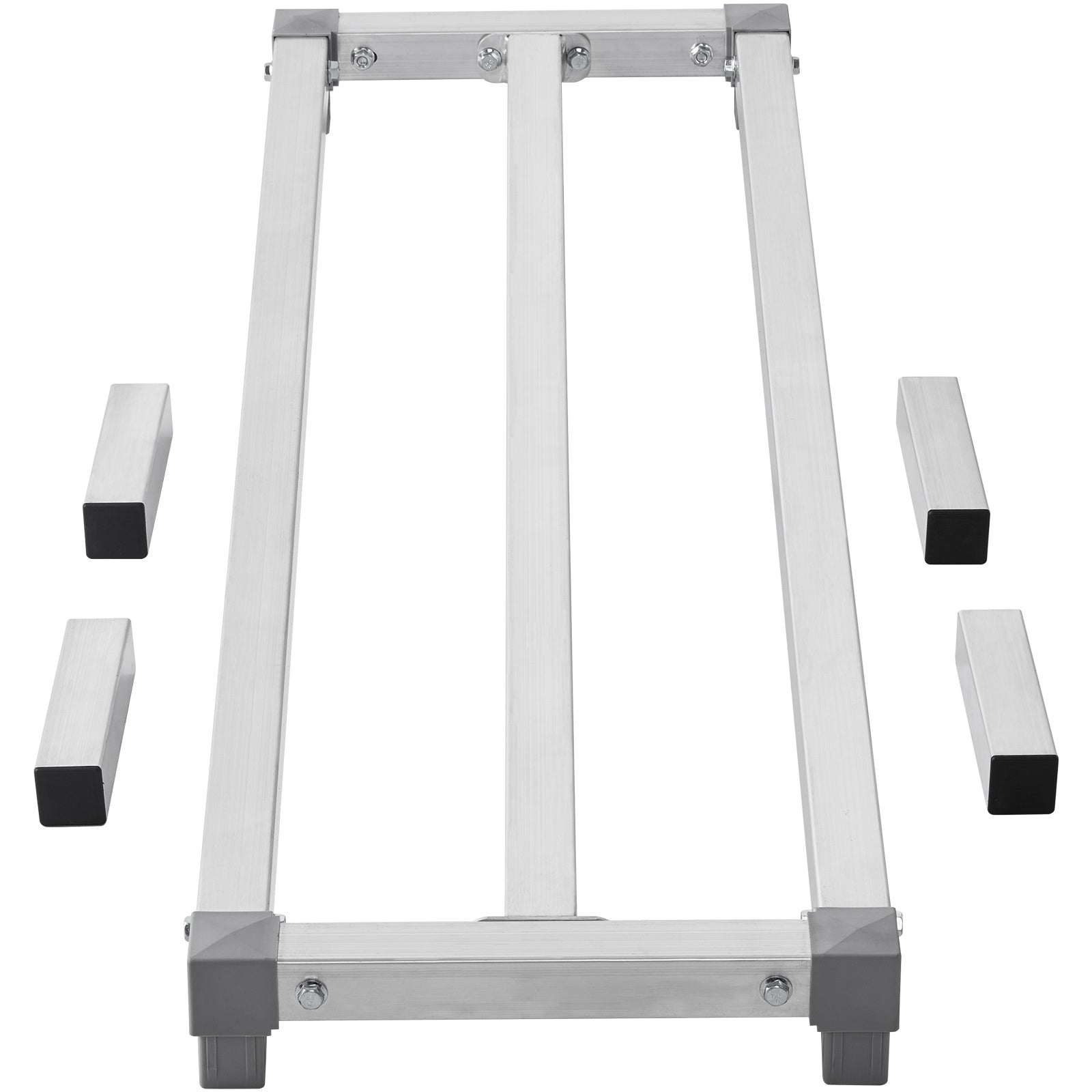Newly Upgraded！Aluminum Dunnage Rack Stationary Dunnage Rack 48” x 14” x 8” Storage Rack