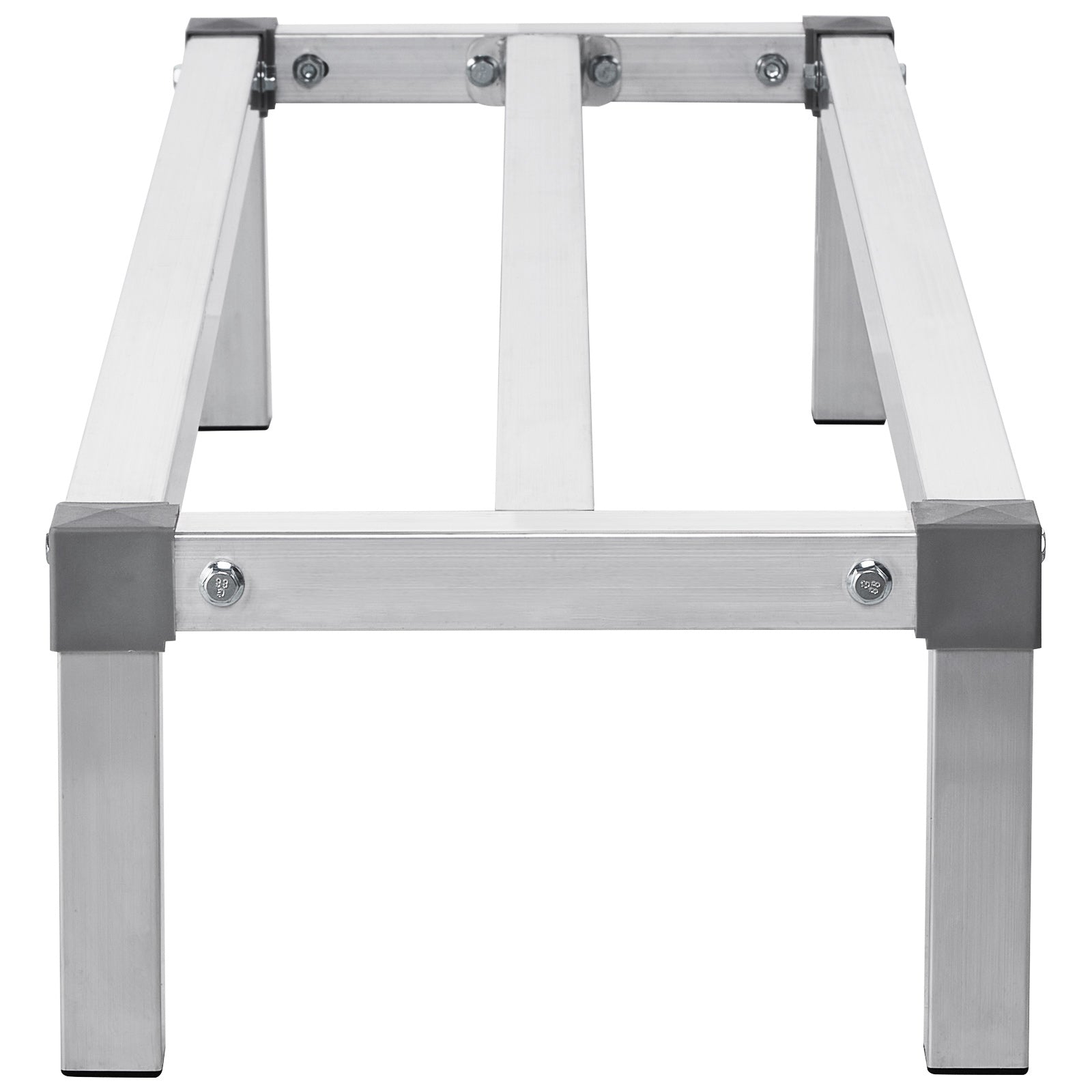 Newly Upgraded！Aluminum Dunnage Rack Stationary Dunnage Rack 48” x 14” x 8” Storage Rack
