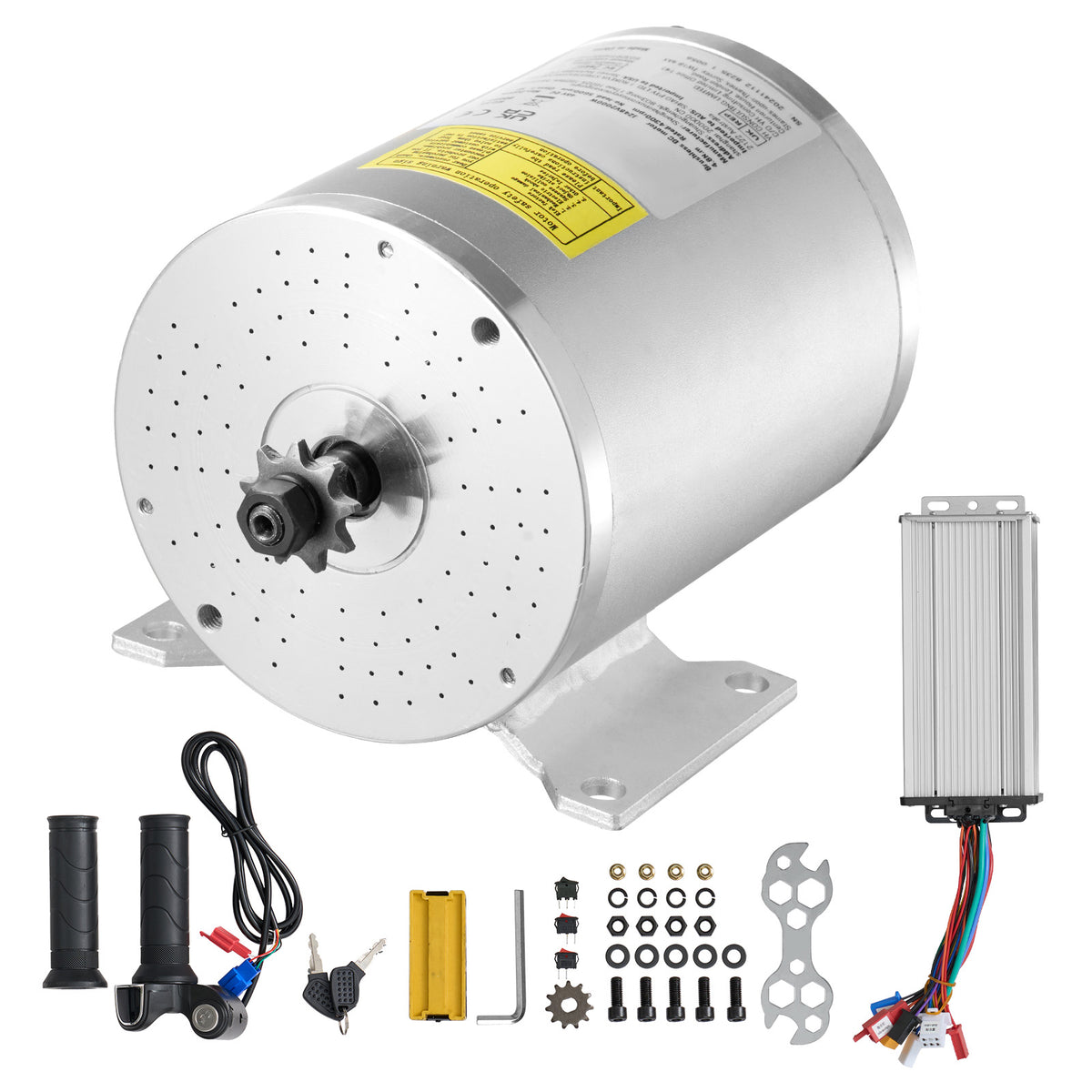 2000W Electric Brushless DC Motor Kit 48V 4300rpm Motor with Speed Controller