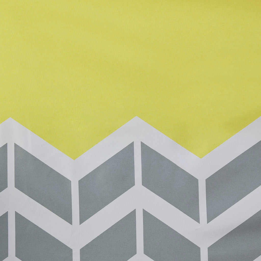 Chevron Printed Room Darkening Grommet Top Panel Pair