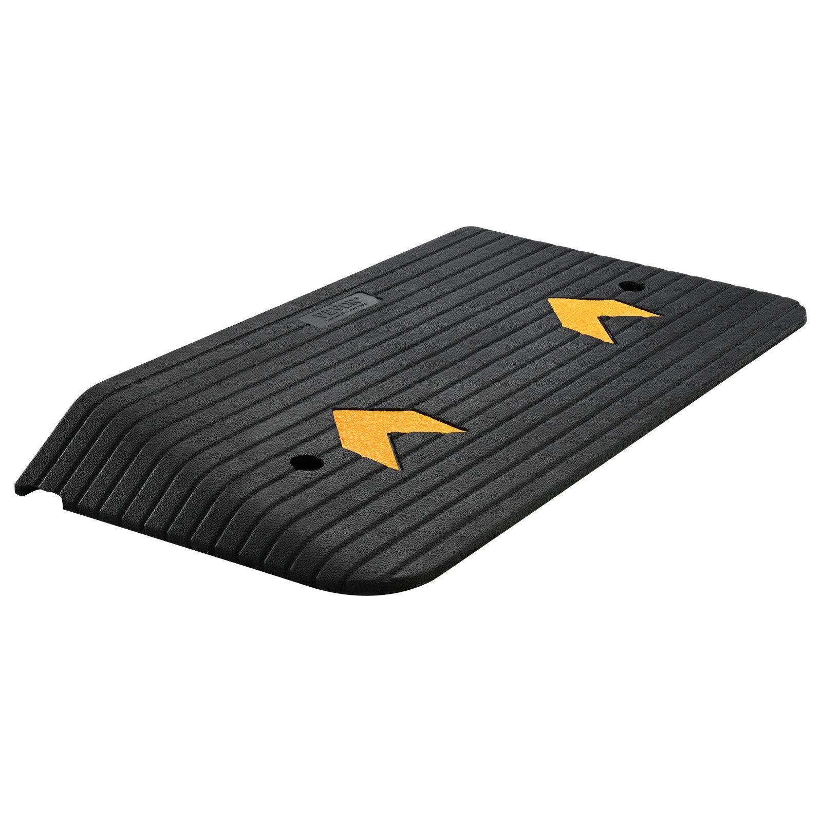 Upgraded Rubber Threshold Ramp, 3" Rise Door Ramp with 1 Channel, Natural Rubber Car Ramp with Non-Slip Textured Surface, 33069 lbs Load Capacity Curb Ramp for Wheelchair and Scooter
