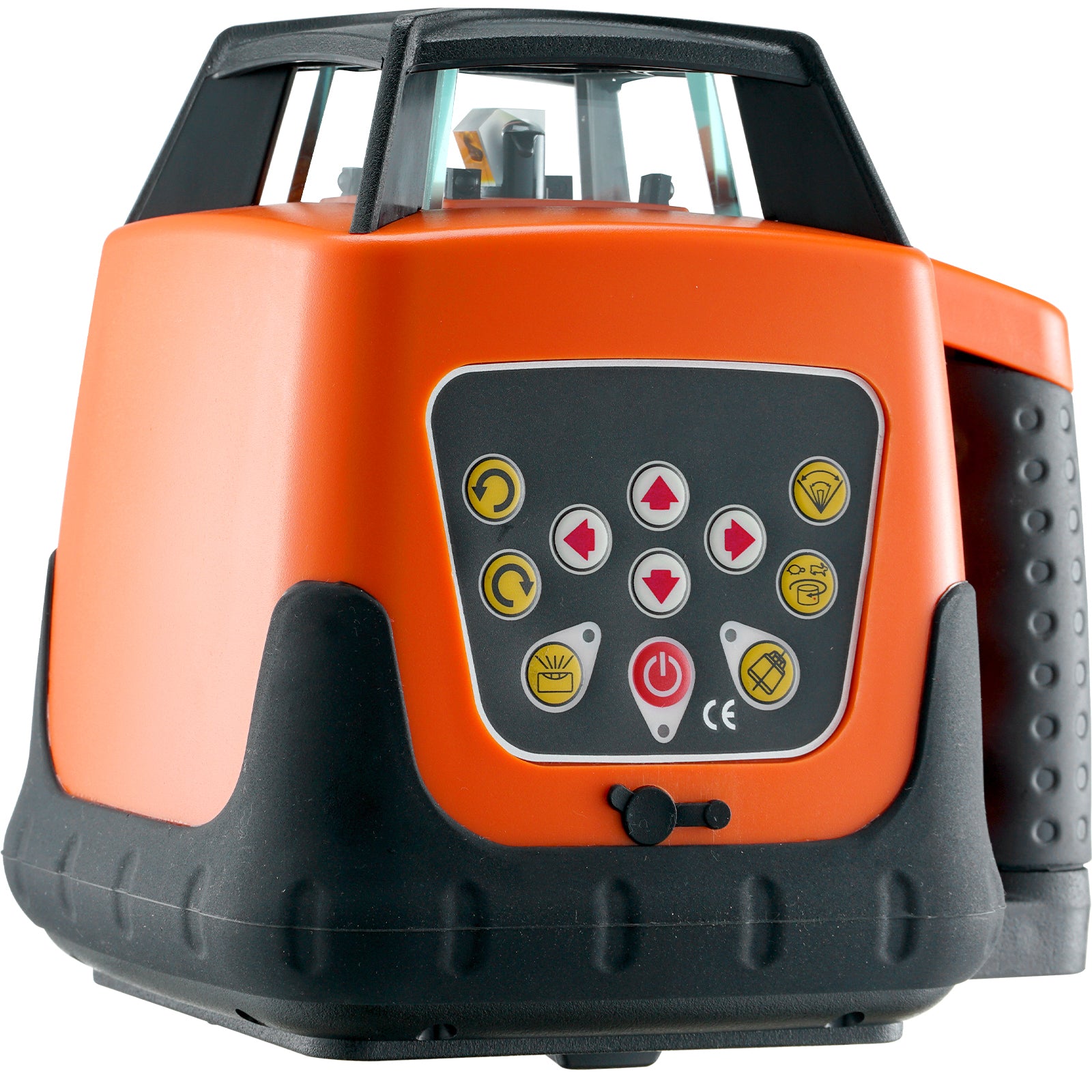 Laser Level, 1650ft, 360 Degree Self Leveling Red Cross Line Laser, 5 Rotation Speeds & 4 Scanning Angles Adjustment, IP66 Waterproof Remote Control Manual Self-leveling Mode, Battery Included