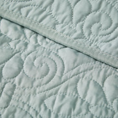 Oversized Quilted Throw Seafoam 60x70"