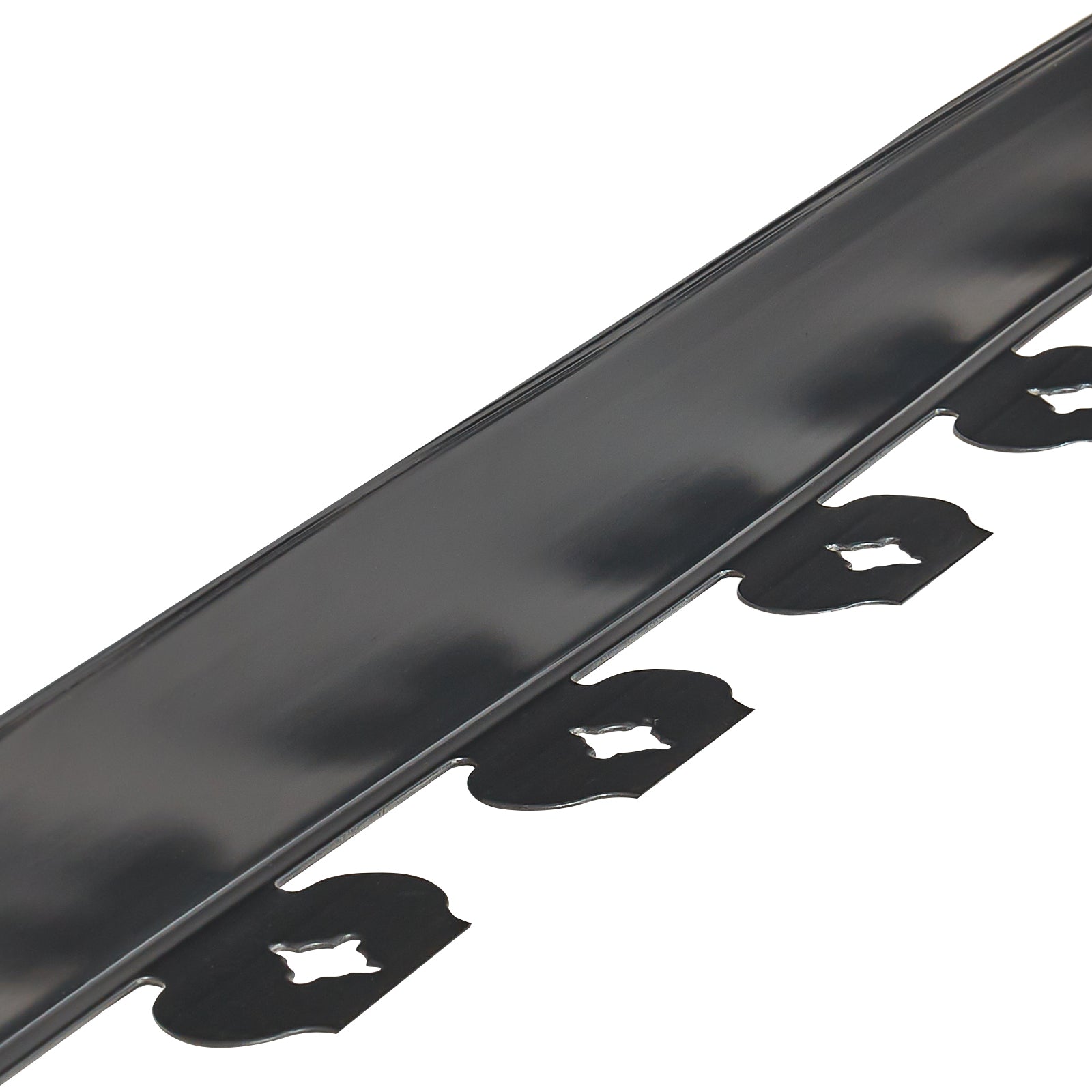 Landscape Edging 100 ft x 1.5 in L-Shaped Plastic Garden Border No Dig