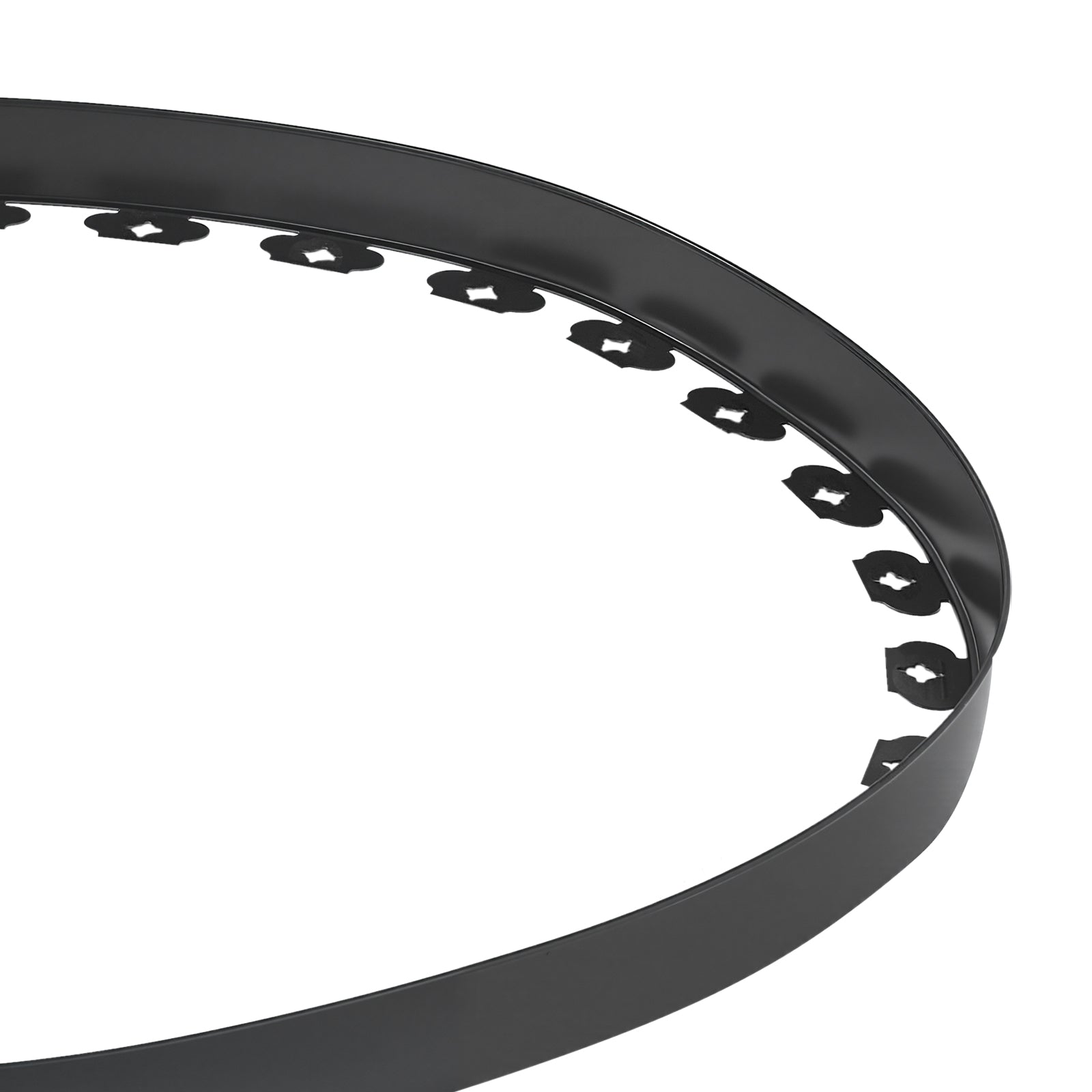 Landscape Edging 100 ft x 1.5 in L-Shaped Plastic Garden Border No Dig