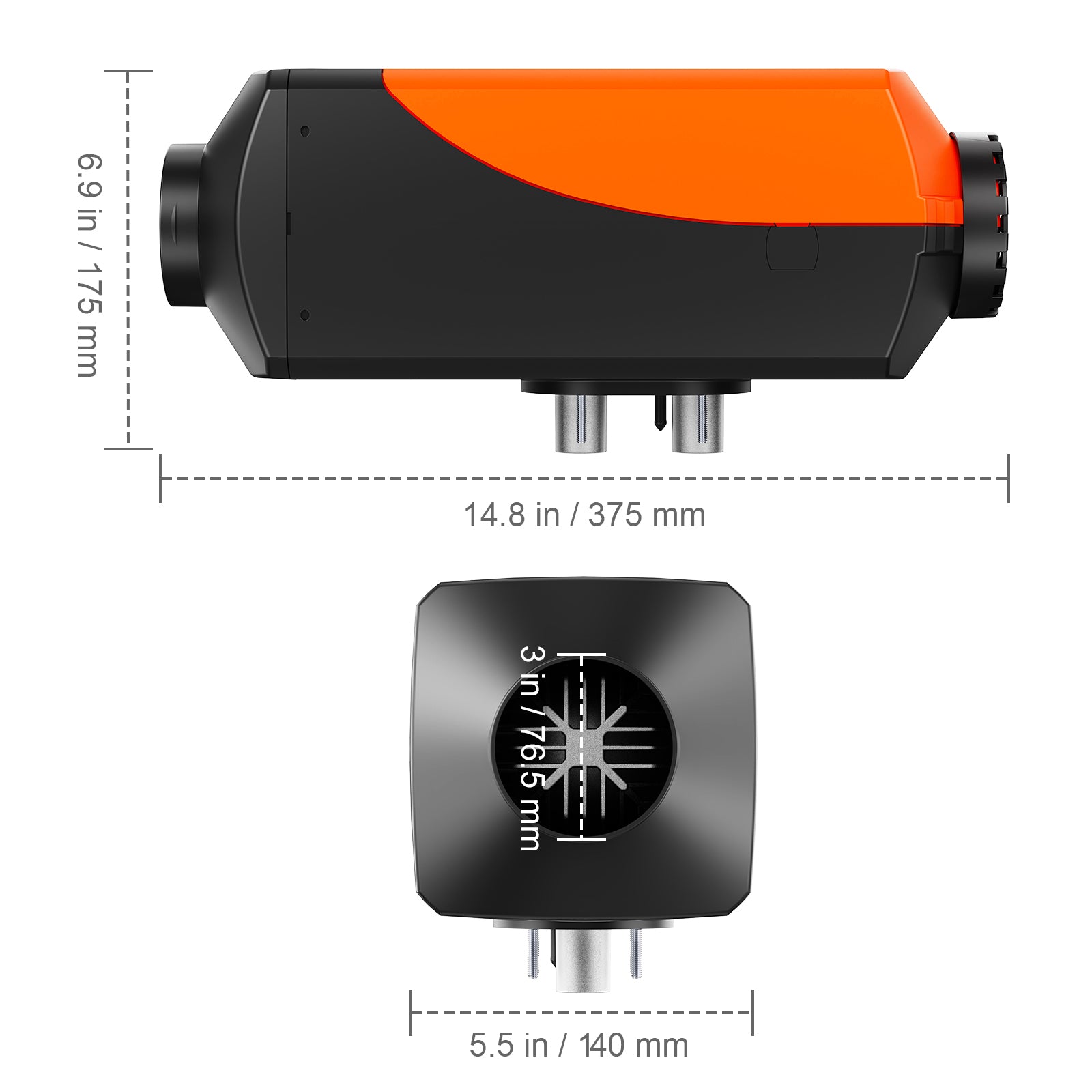 Bluetooth App Control Diesel Air Heater, 12V 8KW Diesel Heater with Automatic Altitude Adjustment, Remote Control and LCD, Diesel Parking Heater for RV Trailer Camper Van Boat