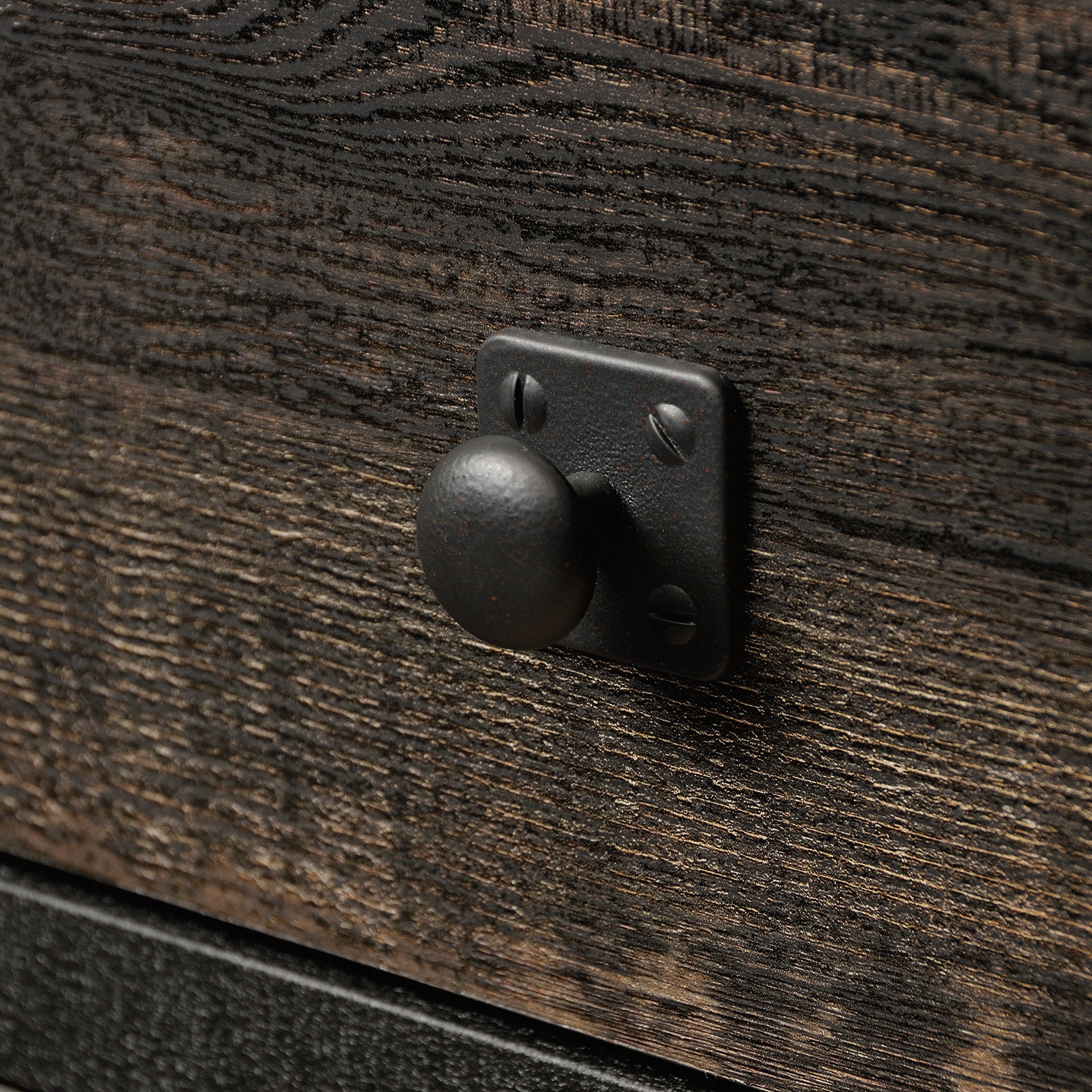 File Pedestal with Smooth-Glide Drawer, Dark Oak finish