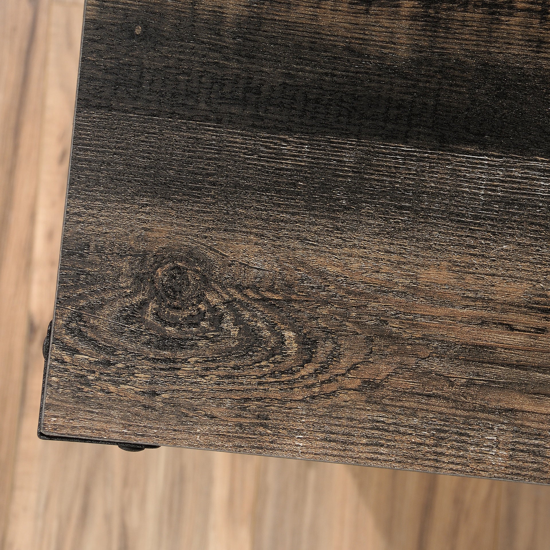File Pedestal with Smooth-Glide Drawer, Dark Oak finish