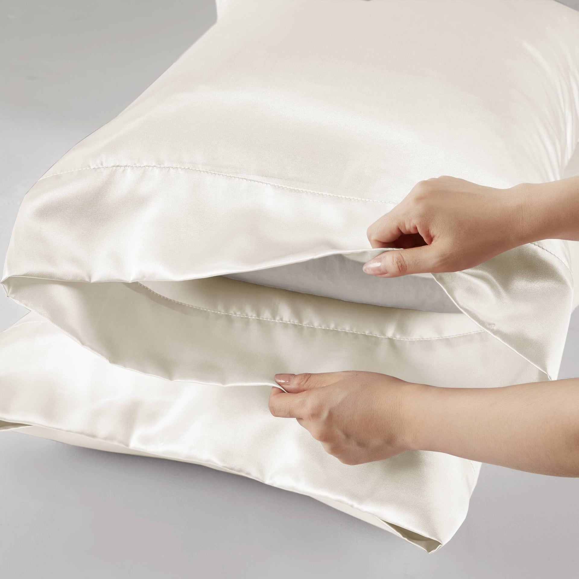 4 PCS Twin Luxury Sheet Set Ivory