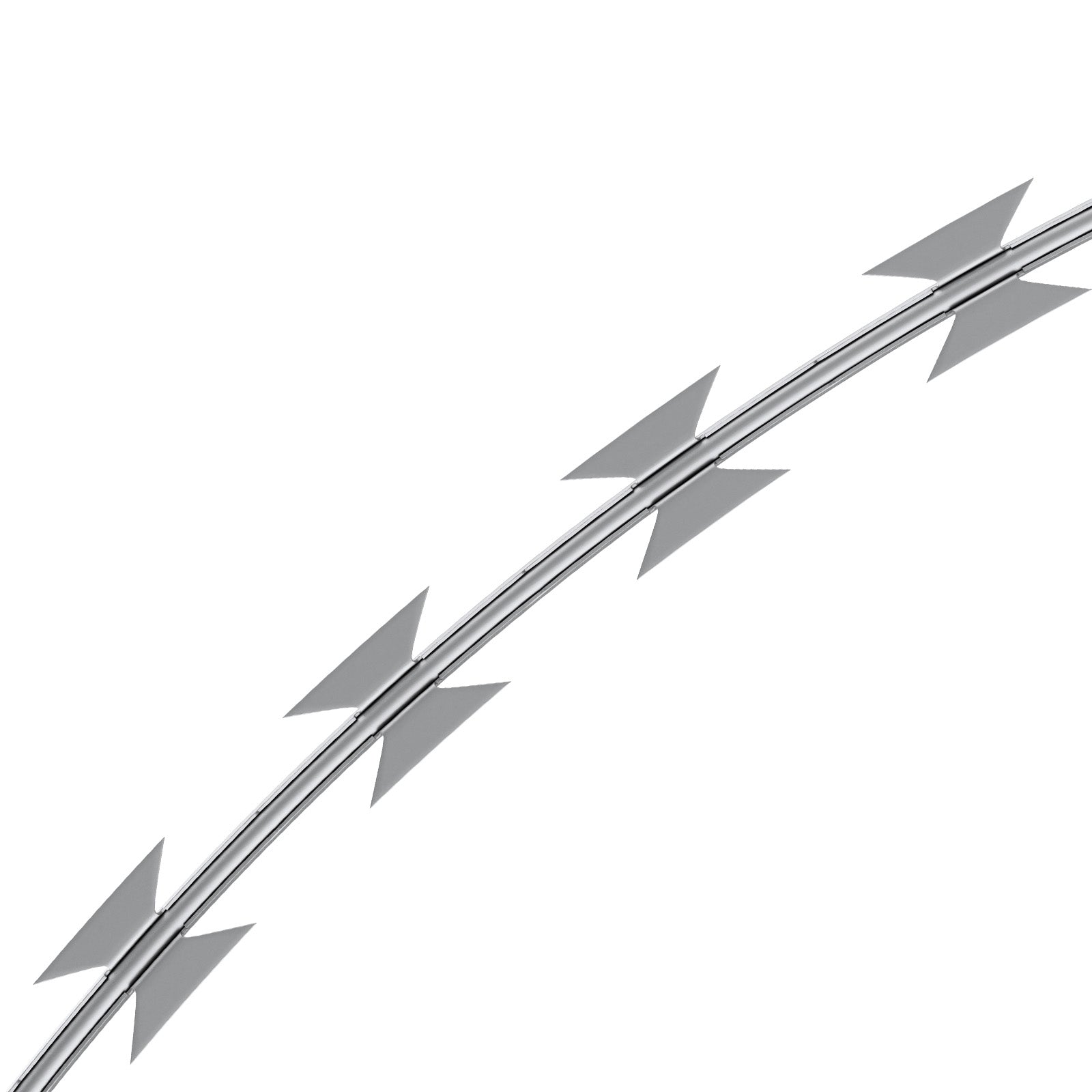 Razor Wires, 246 ft Razor Barbed Wire, 5 Rolls Razor Wire Fencing Razor Fence, Razor Ribbon Barbed Wire Galvanized Razor Wire Fence, Rolls Razor for Garden