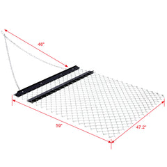 ATV Drag Harrow 4'x5', Chain Harrow for Landscape Leveling or Sod Prepping, Durable UTV Tractor Attachment Seed Harrow for Gravel Driveway, Field, Yard, Farm, Garden Black