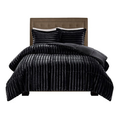 King/Cal King Faux Fur Comforter Mini Set