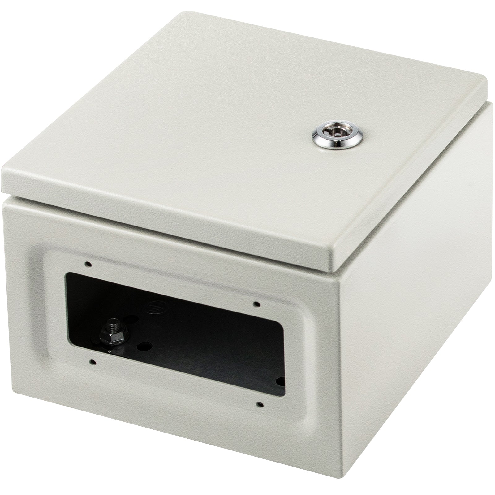 NEMA Steel Enclosure, 8 x 8 x 6'' NEMA 4X Steel Electrical Box, IP66 Waterproof & Dustproof, Outdoor / Indoor Electrical Junction Box