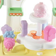 Ice Cream Cart for Kids Pretend Play Ice Cream Shop for Kids Aged 3+