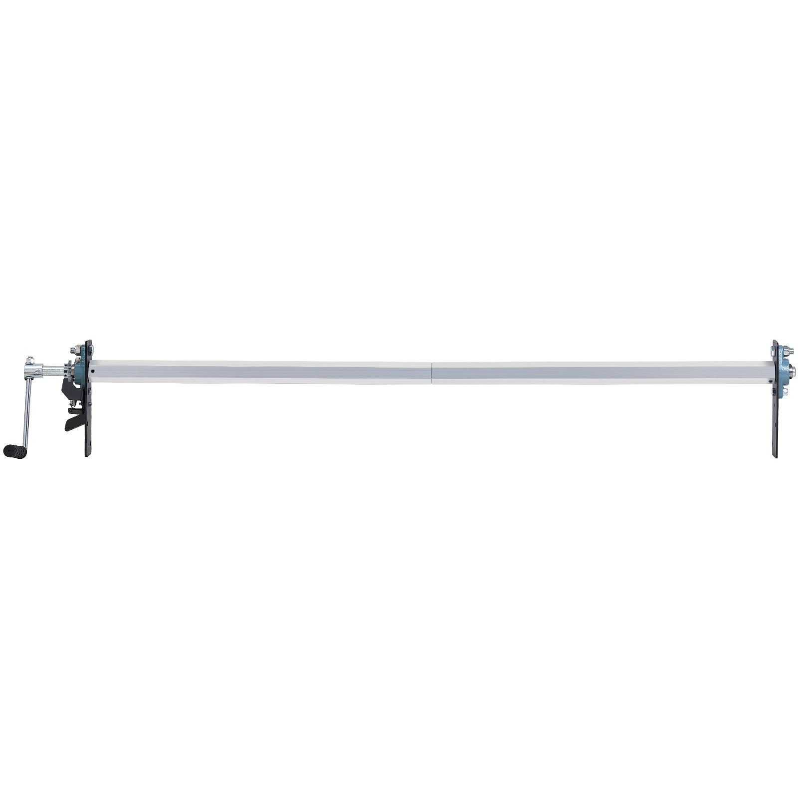 Hand Crank Tarp Roller Kit, 64" to 104" Wide, Aluminum Alloy, Manual Cab Level Dump Truck Tarp Roller with 7" Sponge-Wrapped Handle, Perfect for Dump Trucks, Trailers, Trash Haulers (No Tarp)